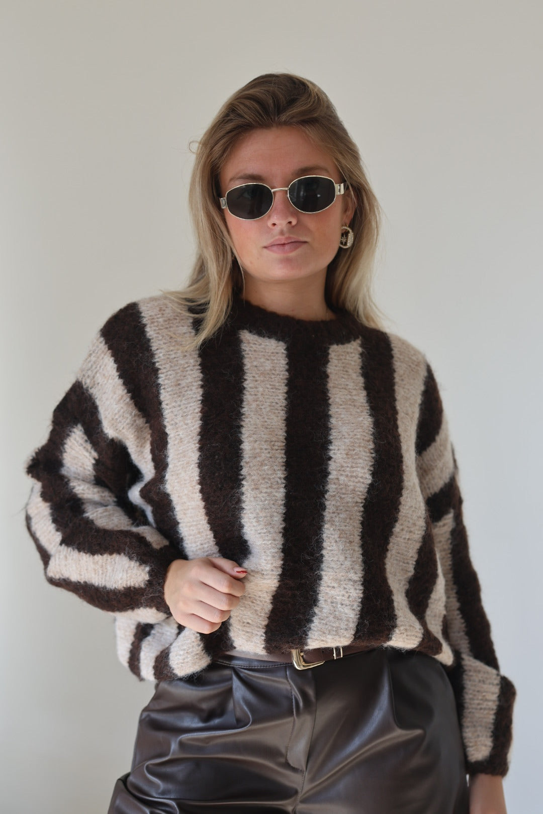 Pull rayé