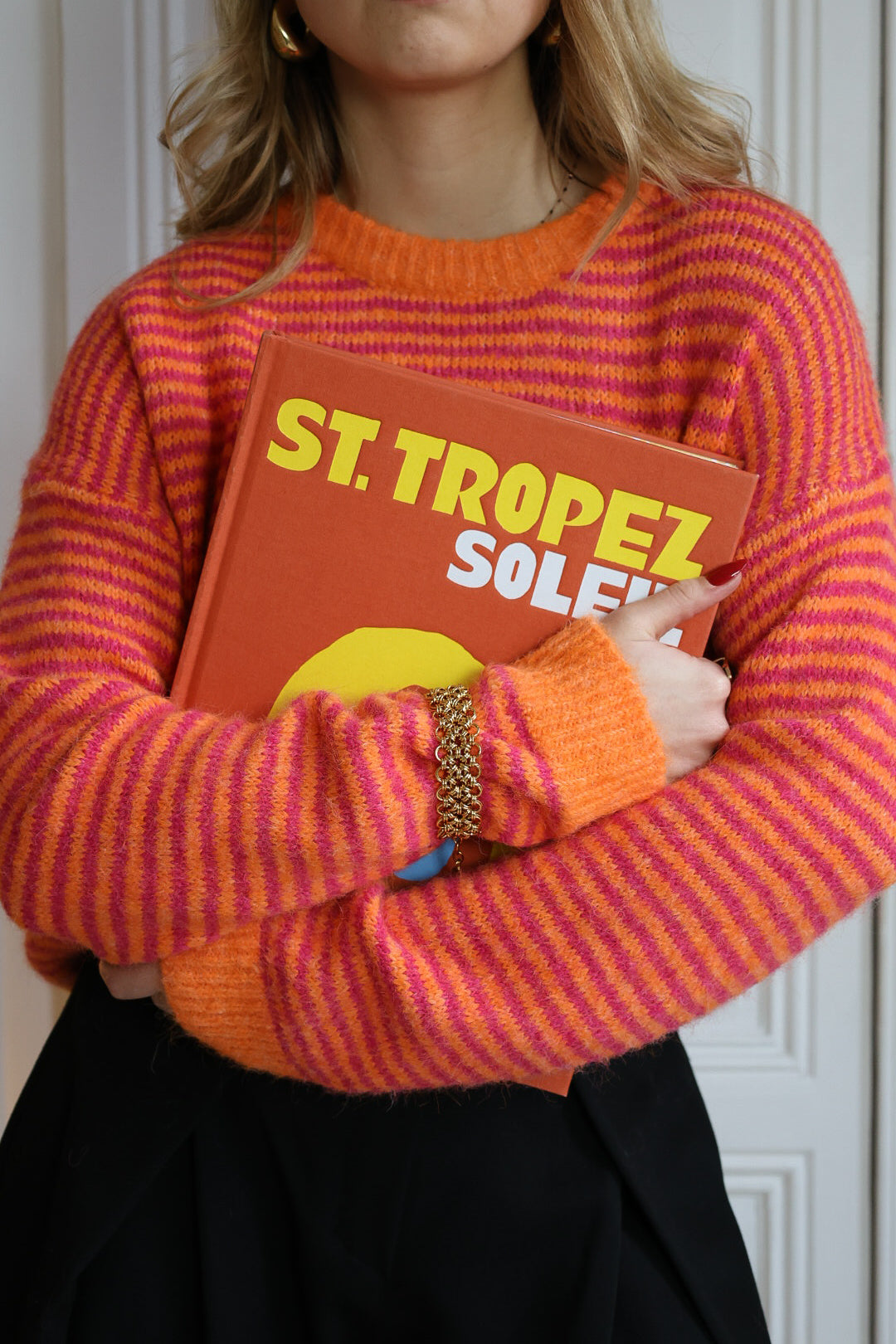Pull rayé "COLOR"