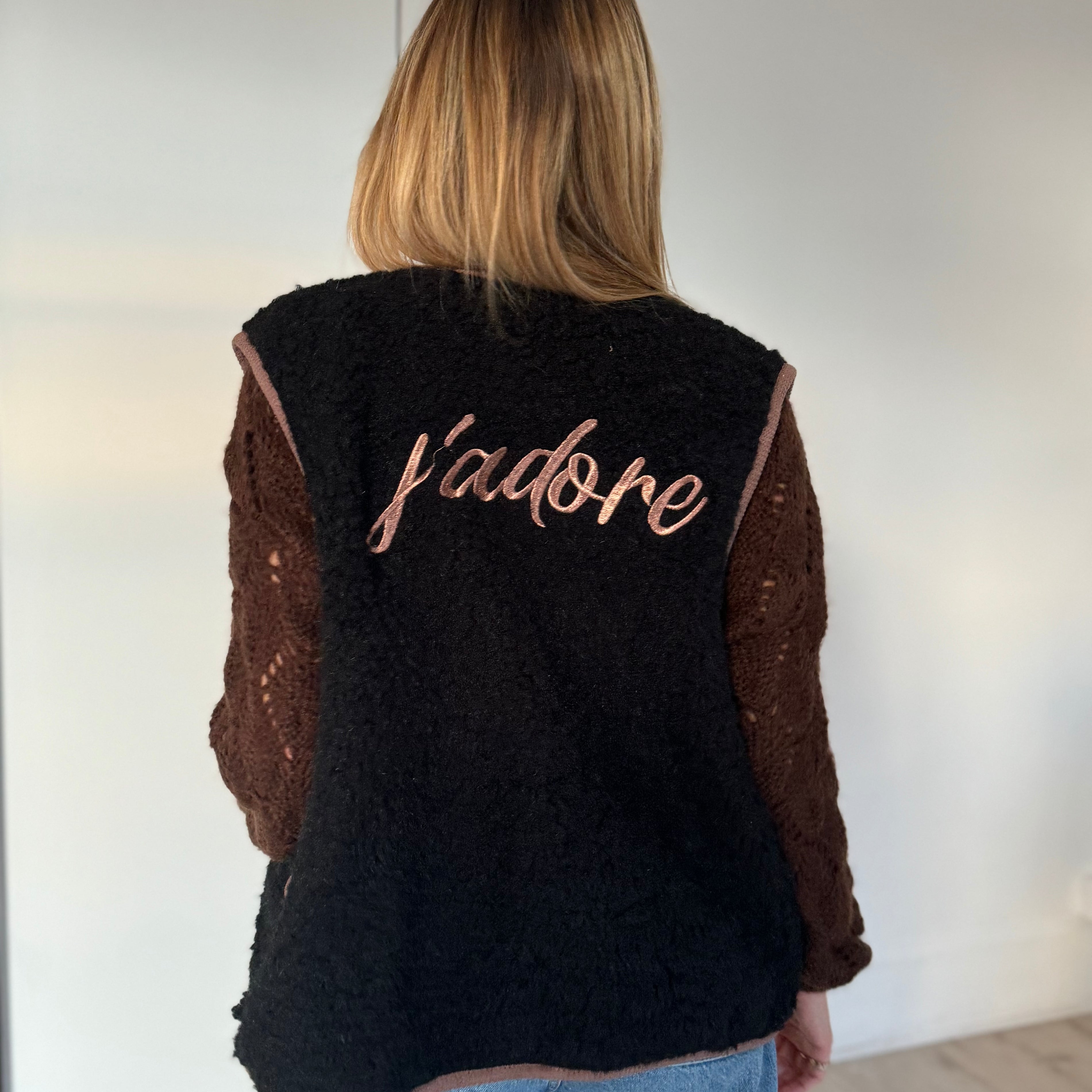 gilet "j'adore"