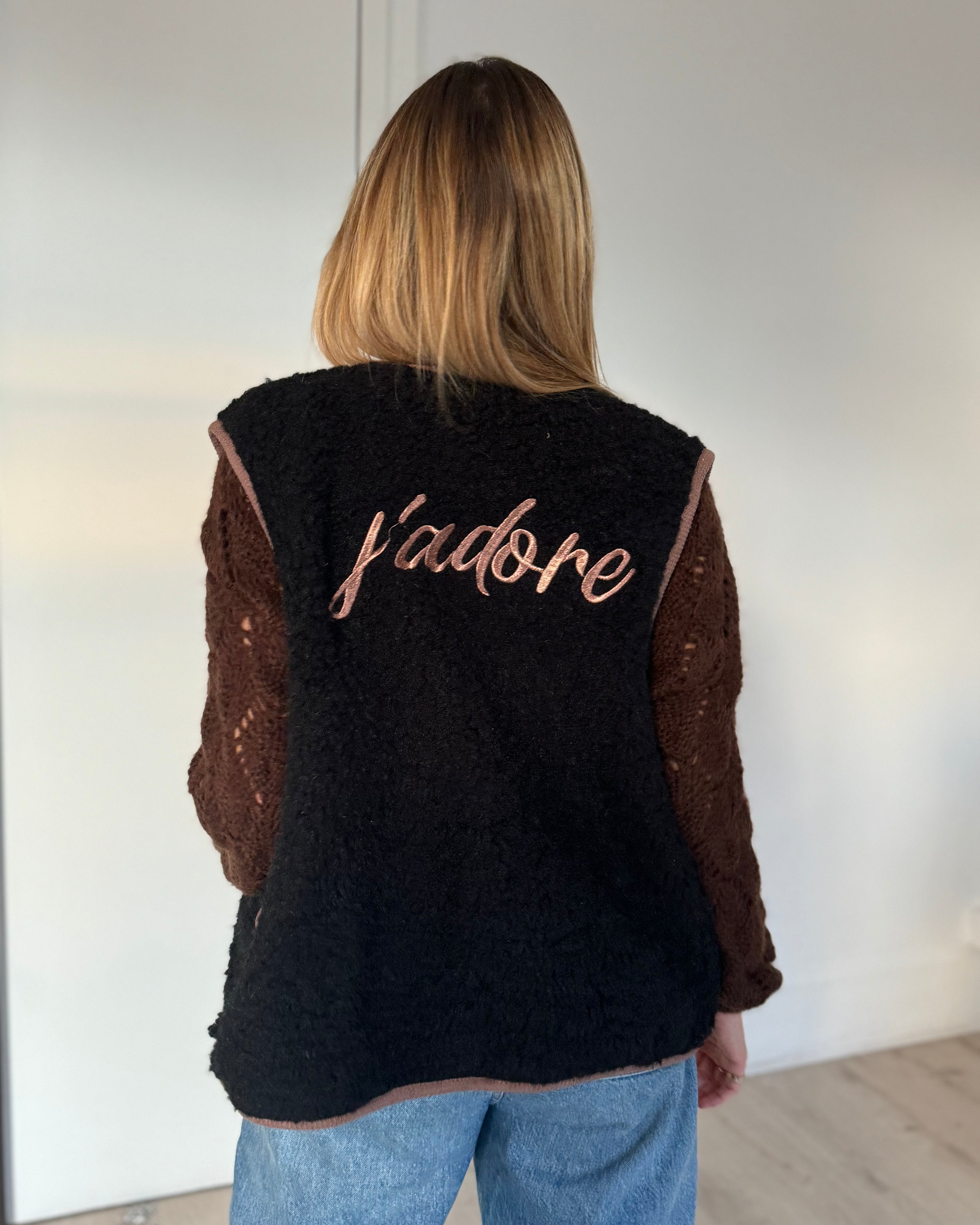 gilet "j'adore"