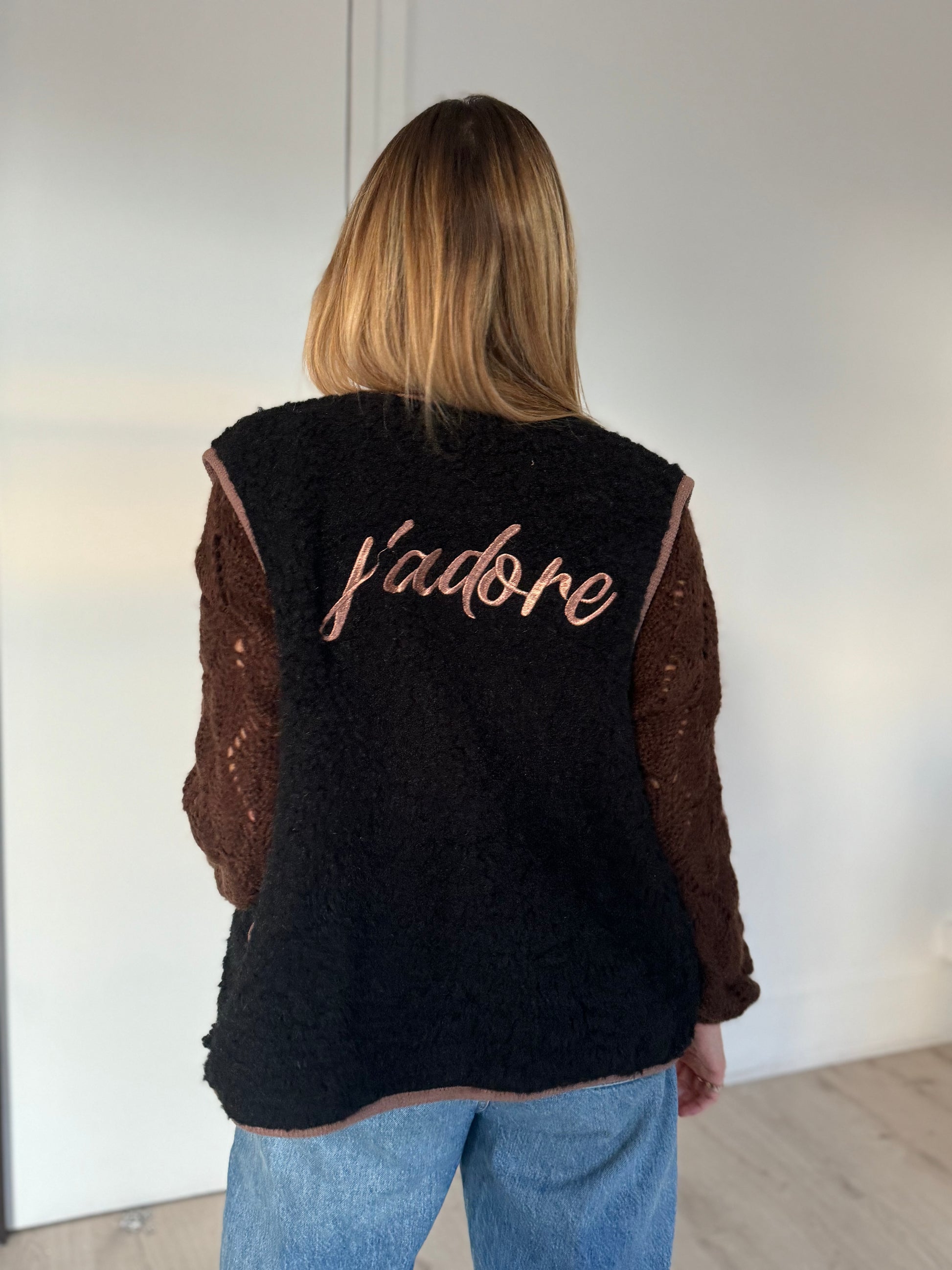 gilet "j'adore"