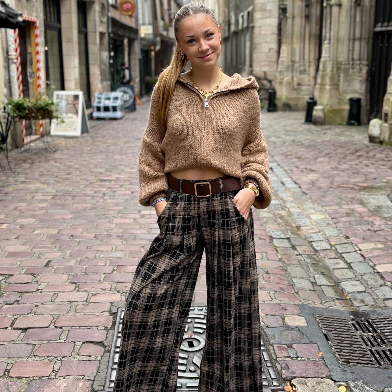 Pantalon PACO à carreaux