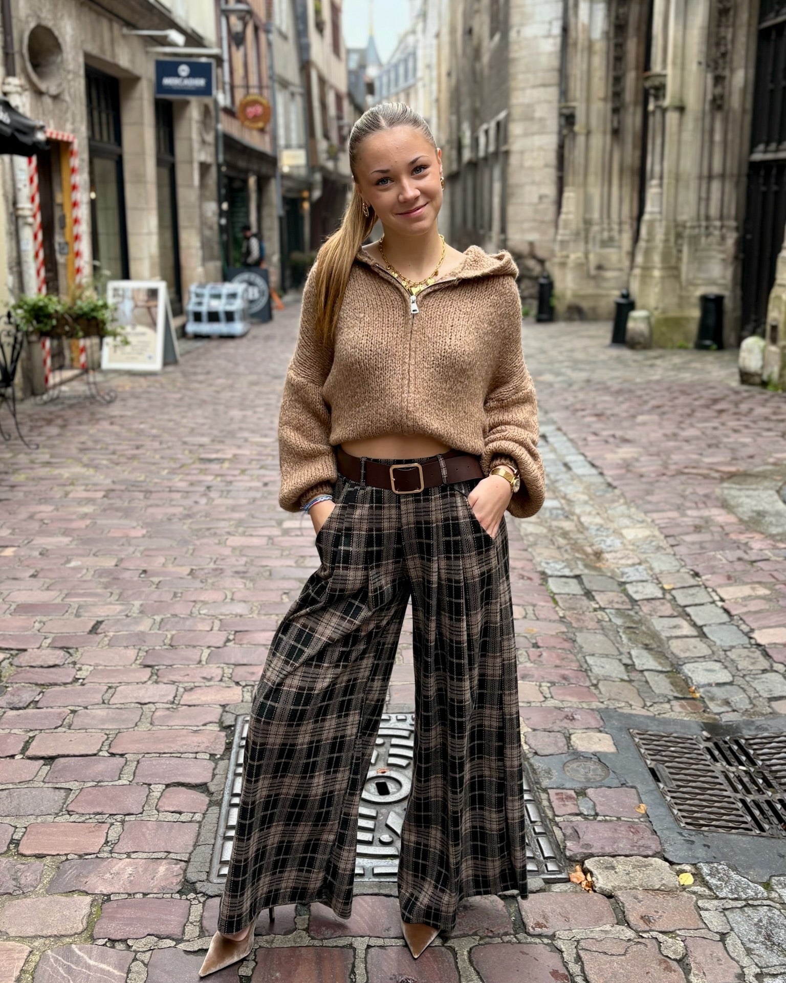Pantalon PACO à carreaux