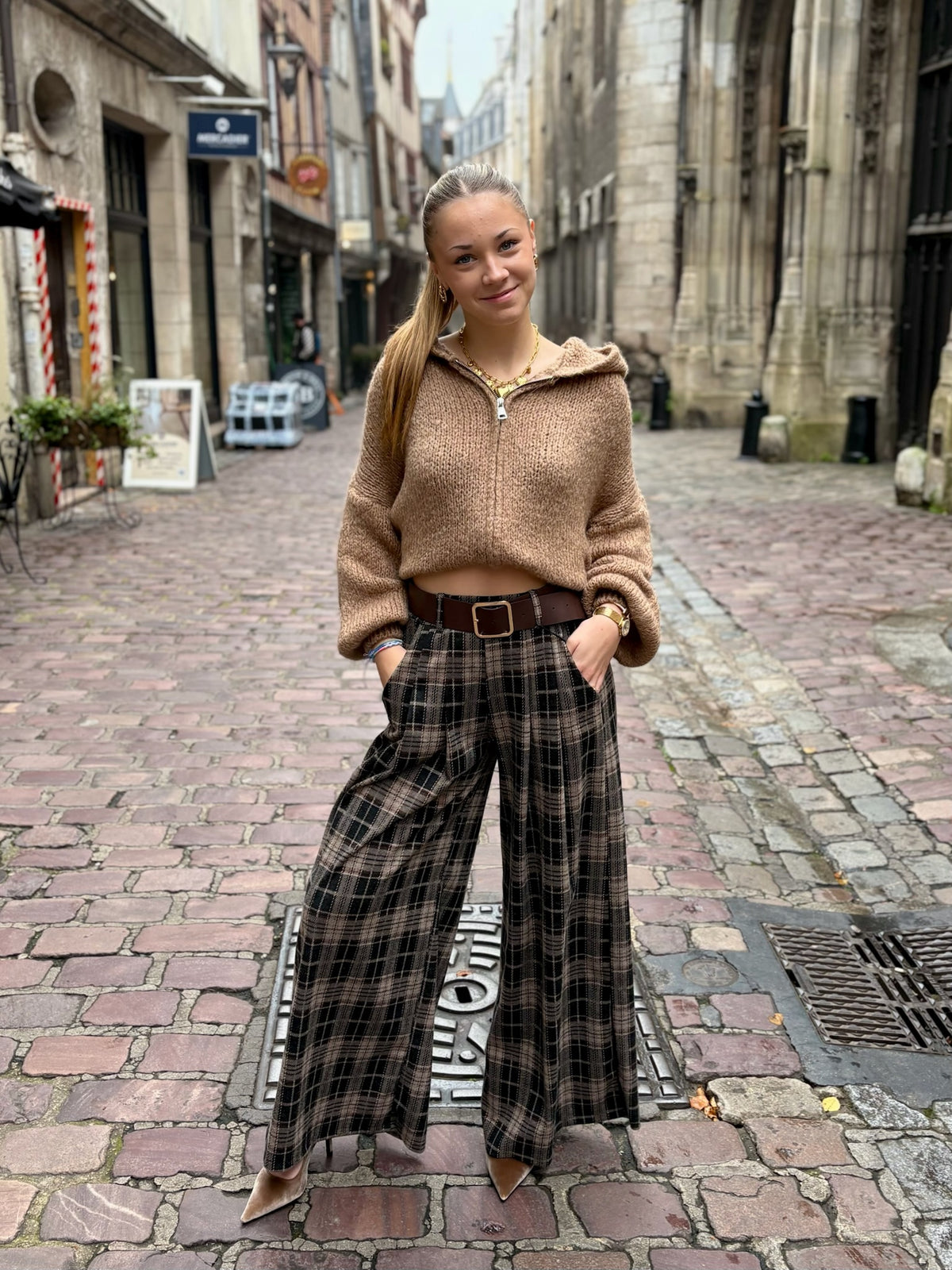 Pantalon PACO à carreaux