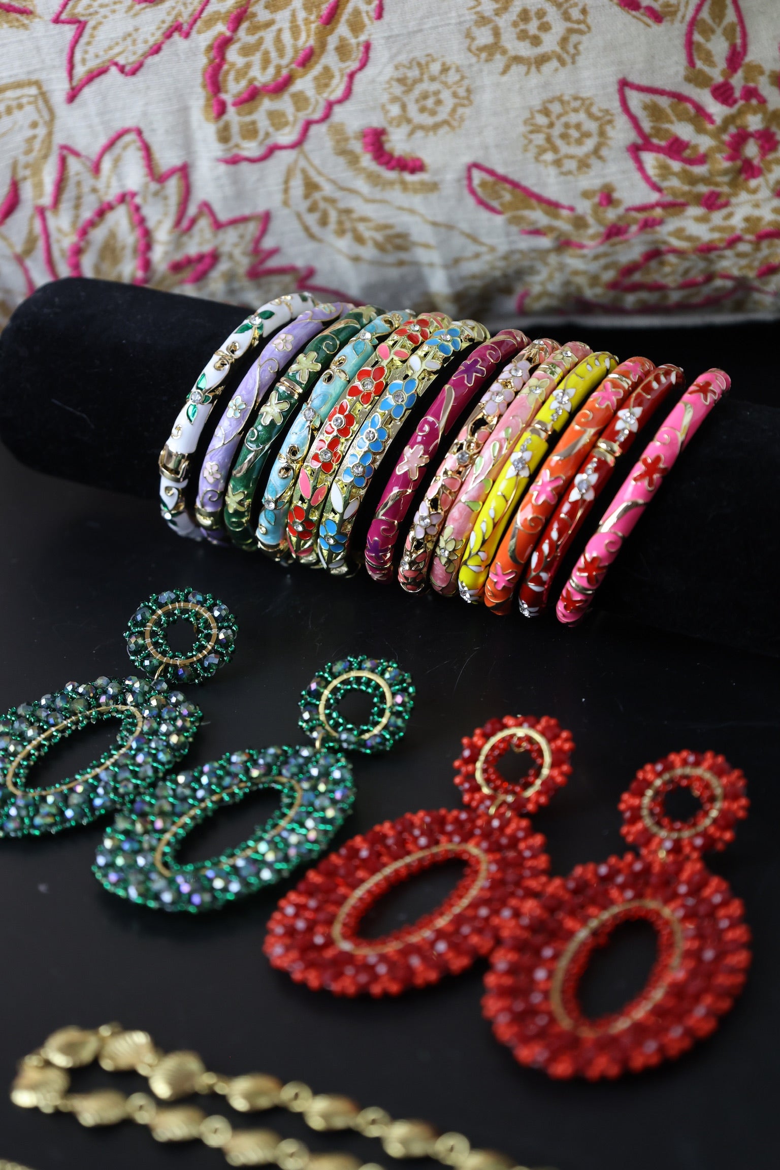 Boucles d'oreille "Jade"