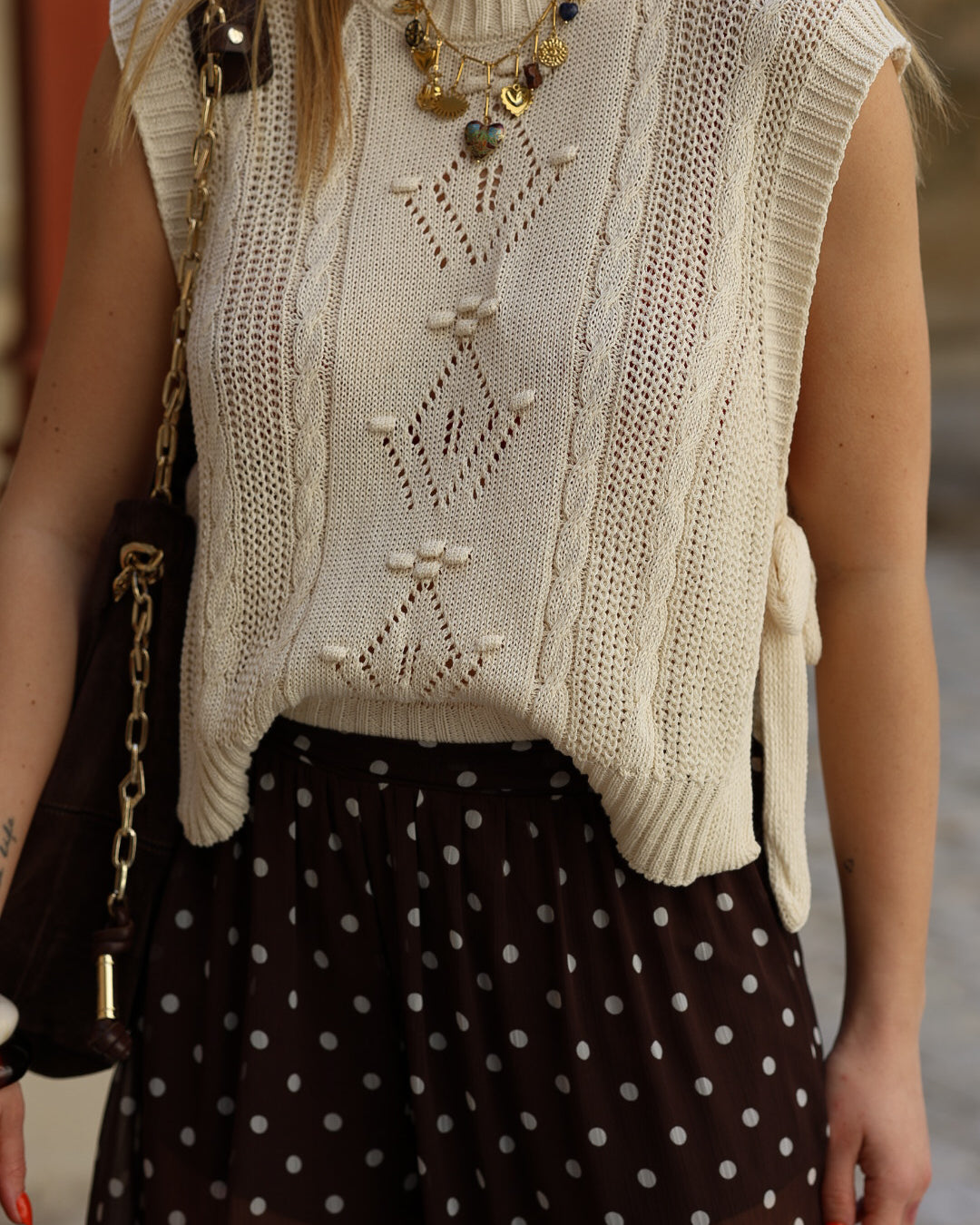 débardeur en maille