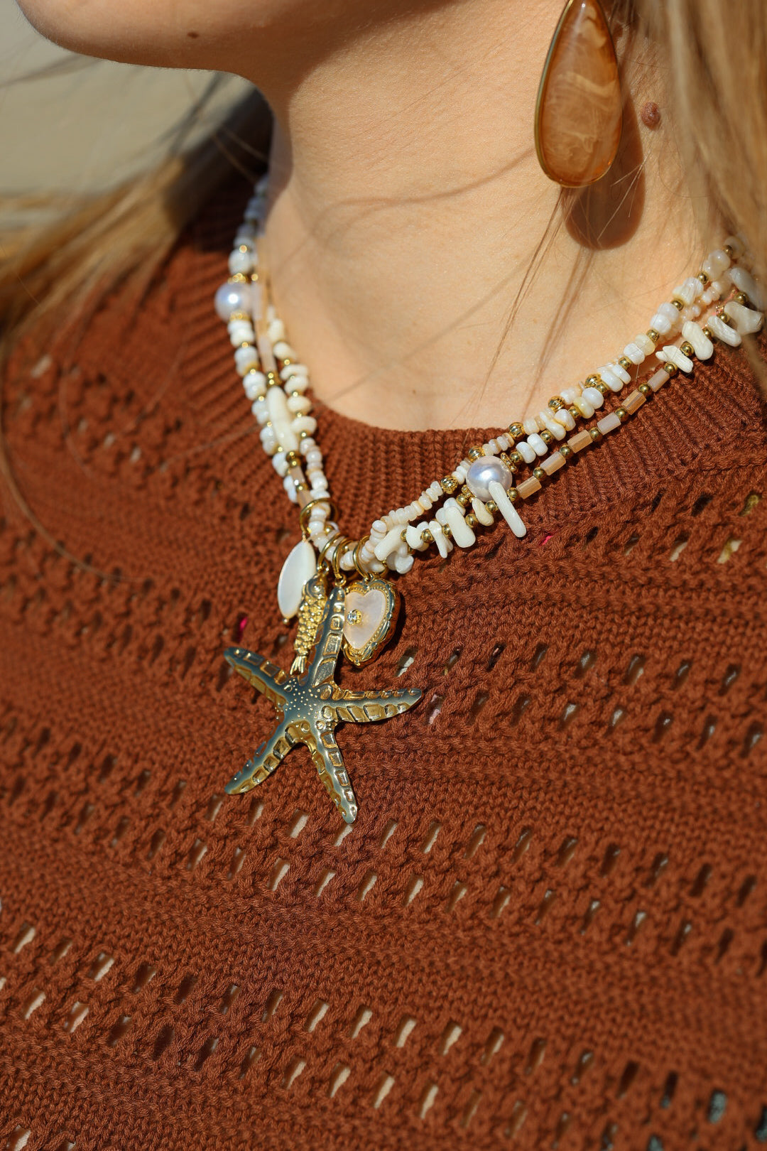 collier étoile de mer