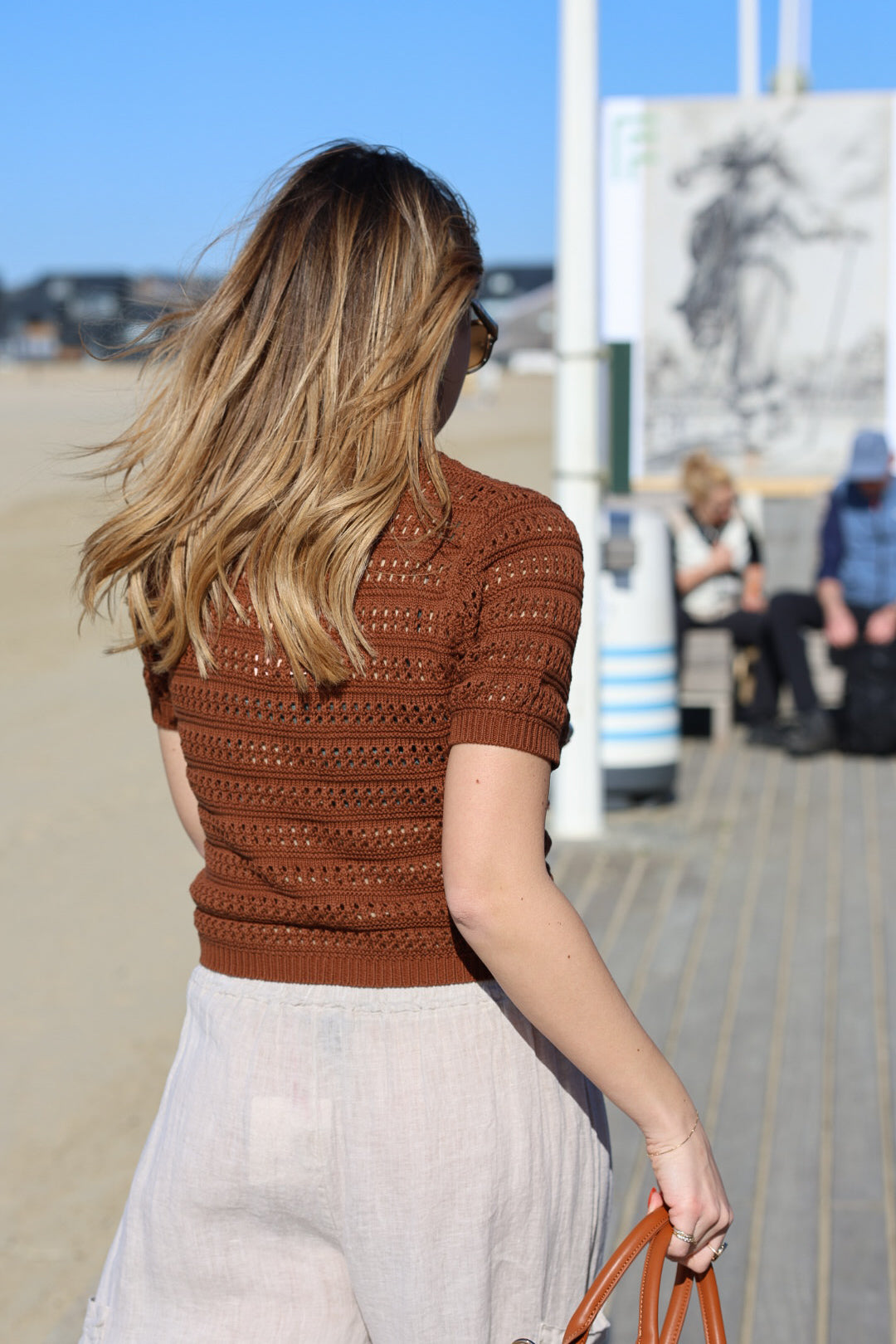 pull ajouré "sunny"