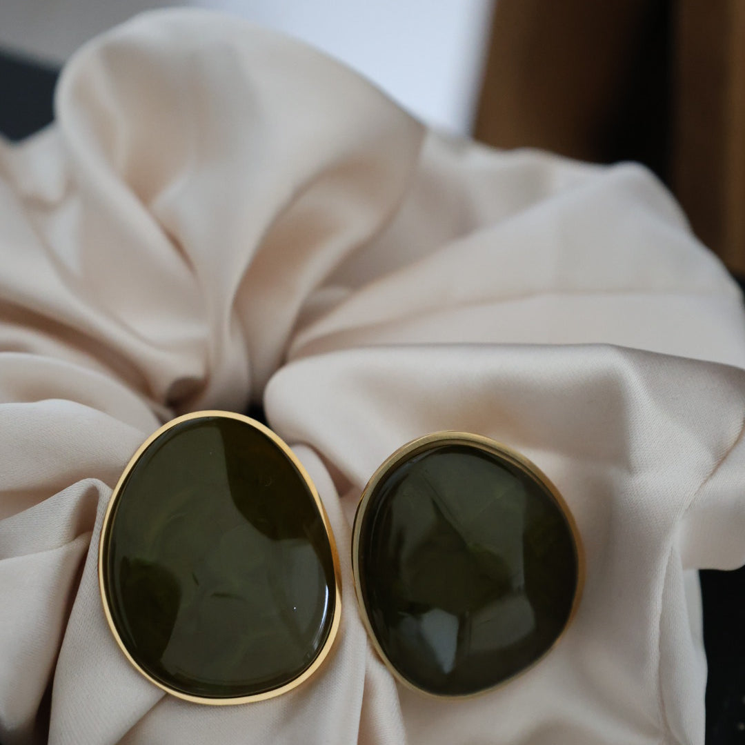 boucles d'oreilles "verde"