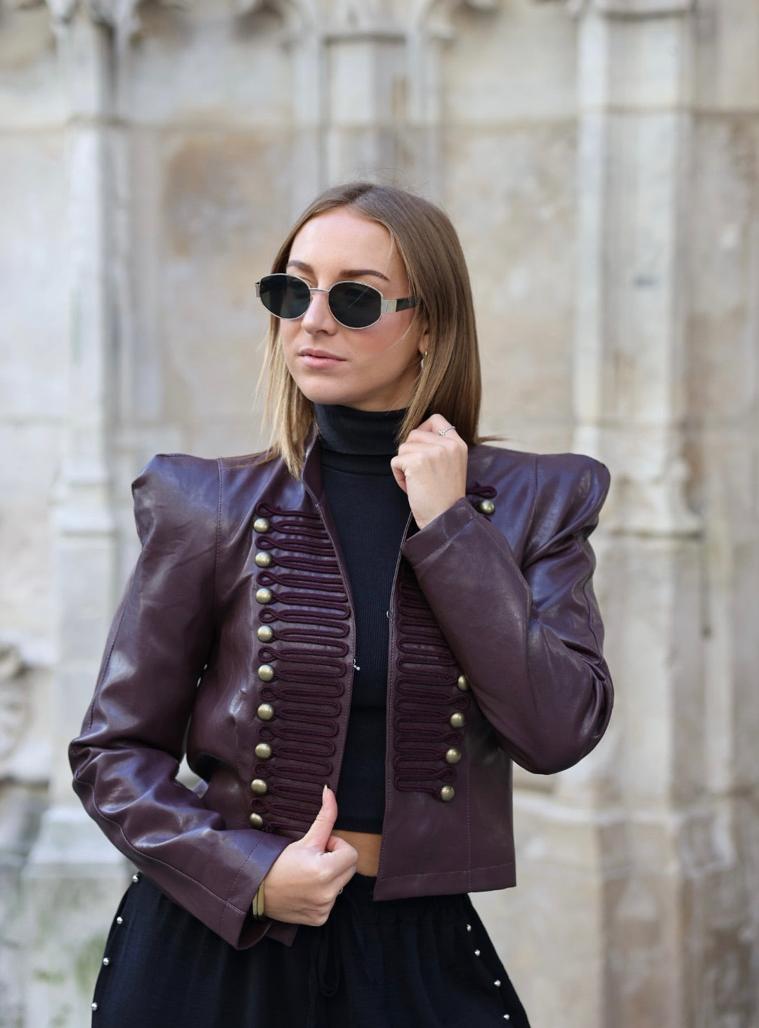 Veste en simili "Victorienne"