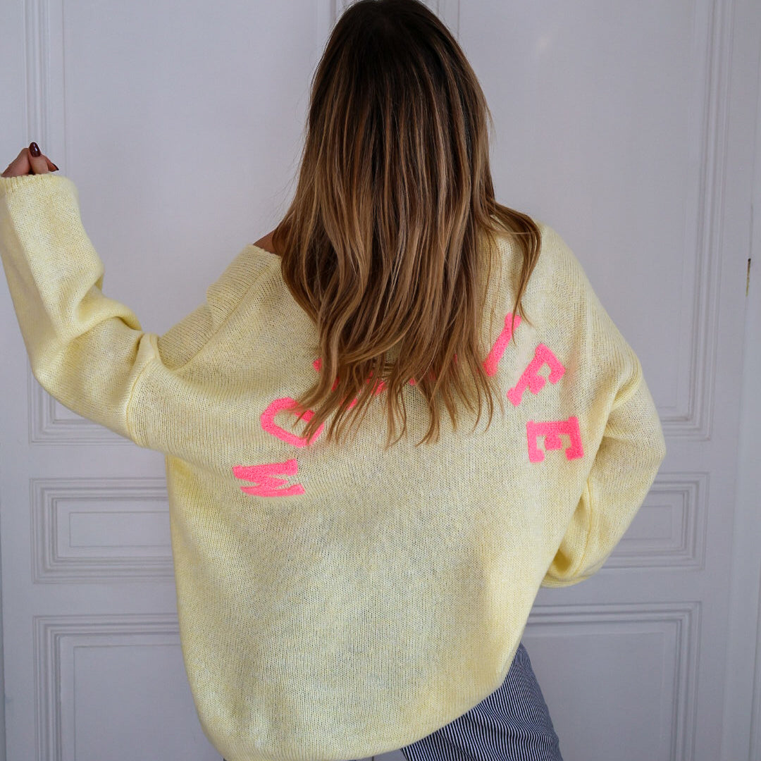 Pull "momlife" (grande taille)
