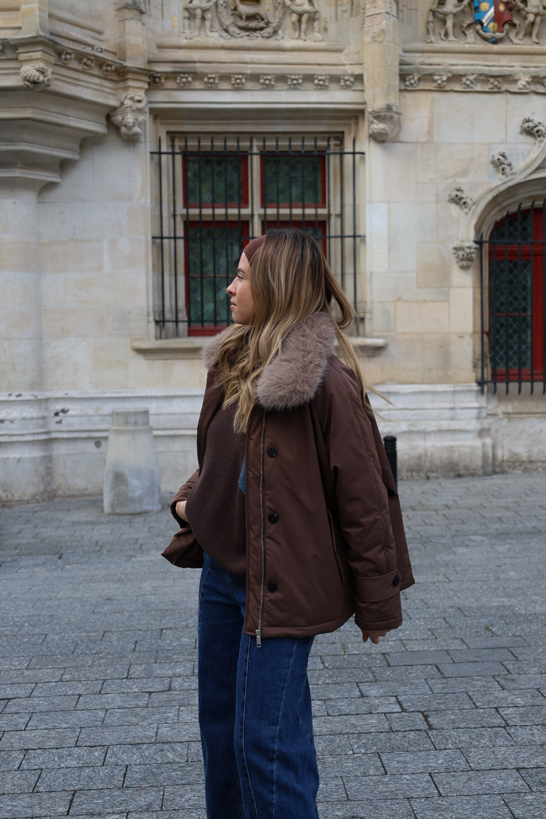 Doudoune "EMY" chocolat