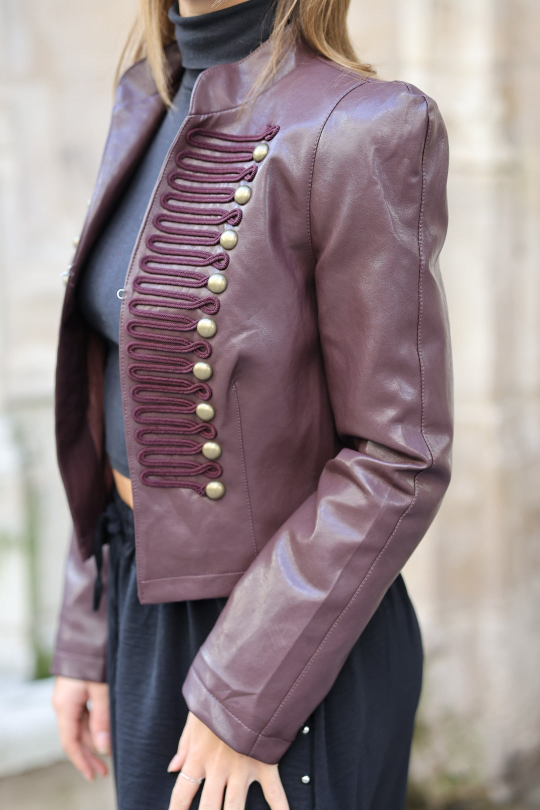 Veste en simili "Victorienne"