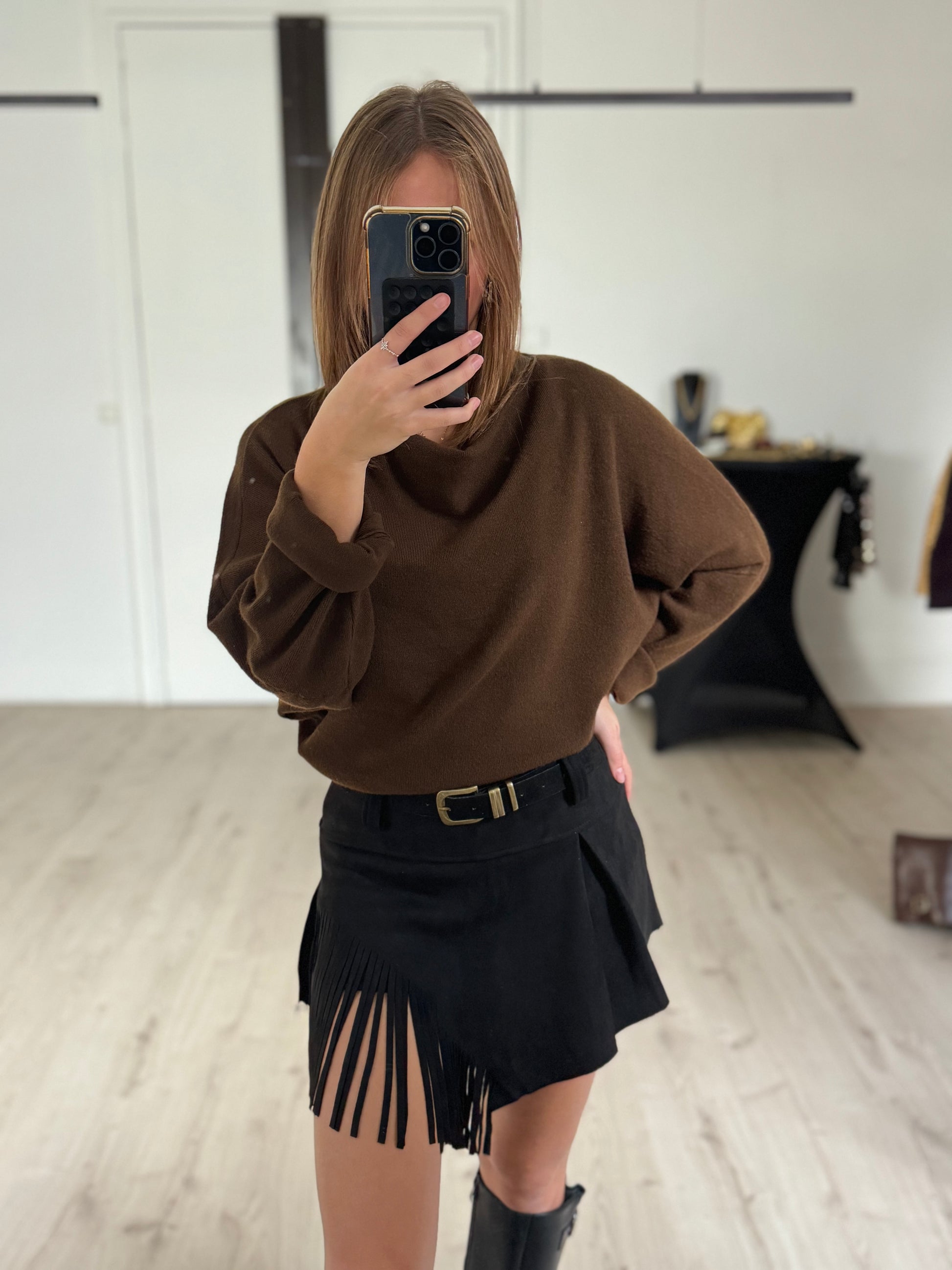 Jupe/short à franges