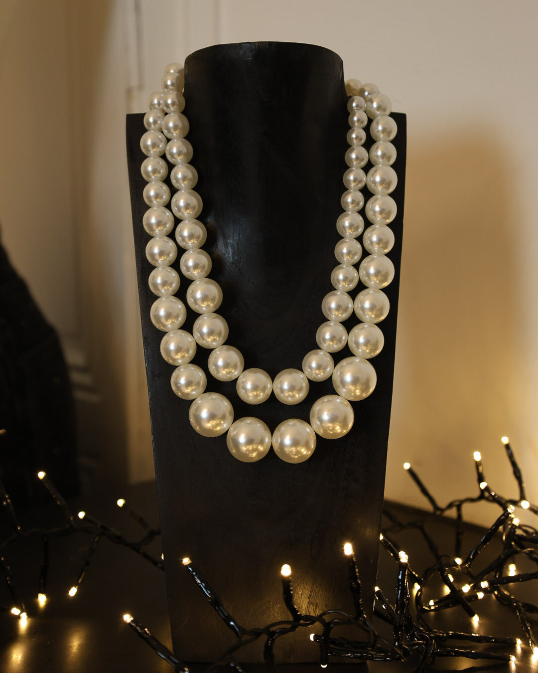 Collier de perles deux rangs