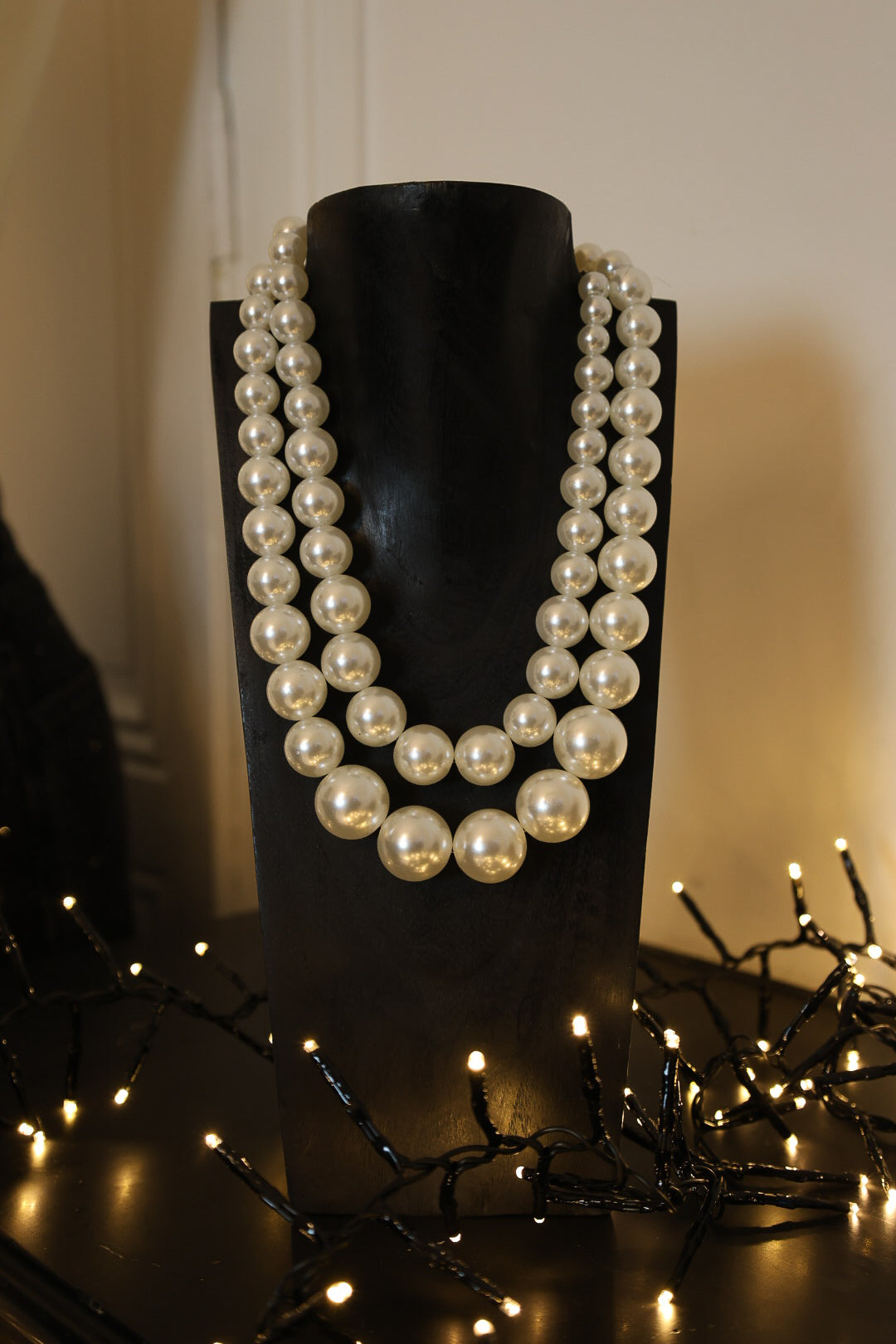 Collier de perles deux rangs