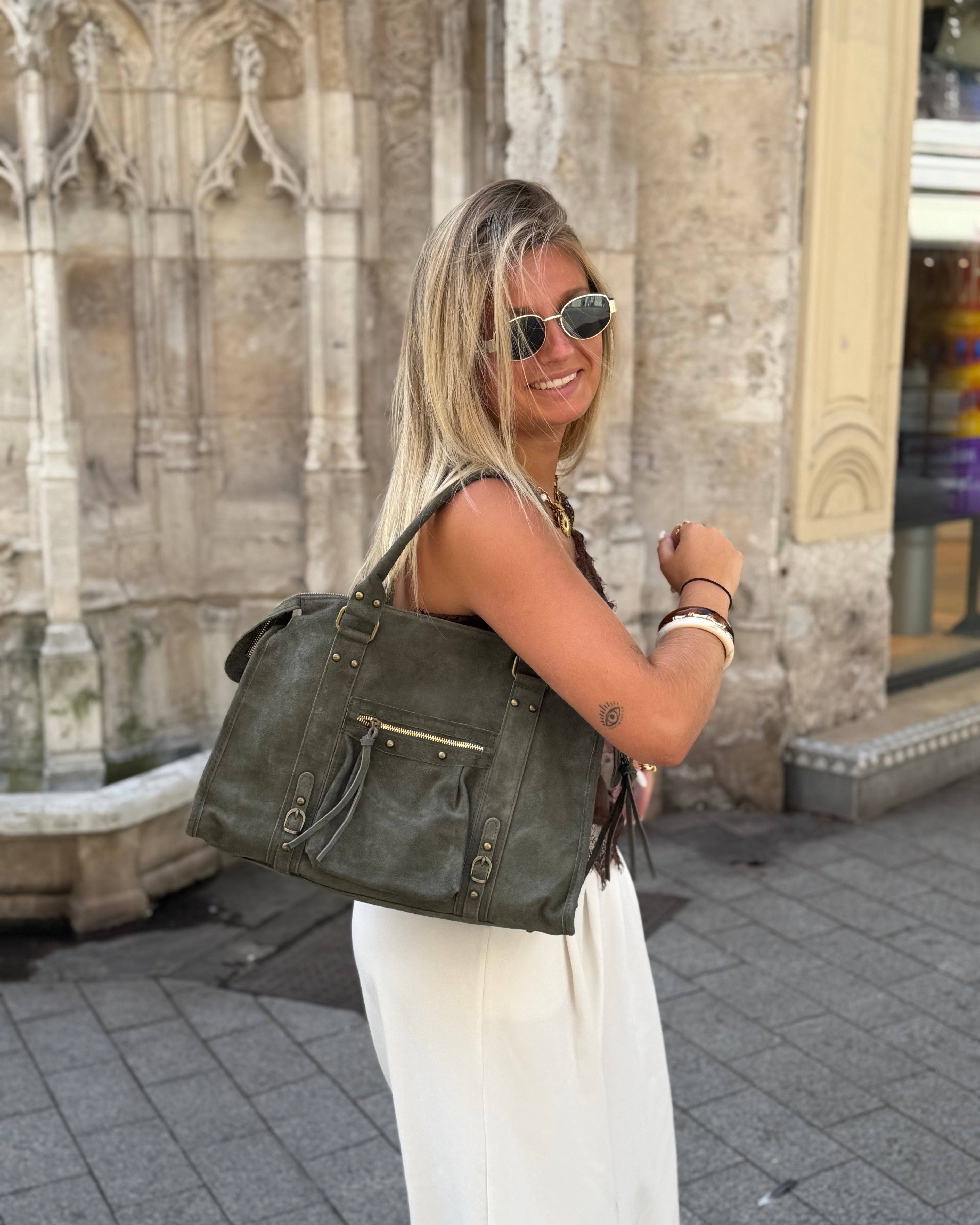 Grand sac MIA kaki daim