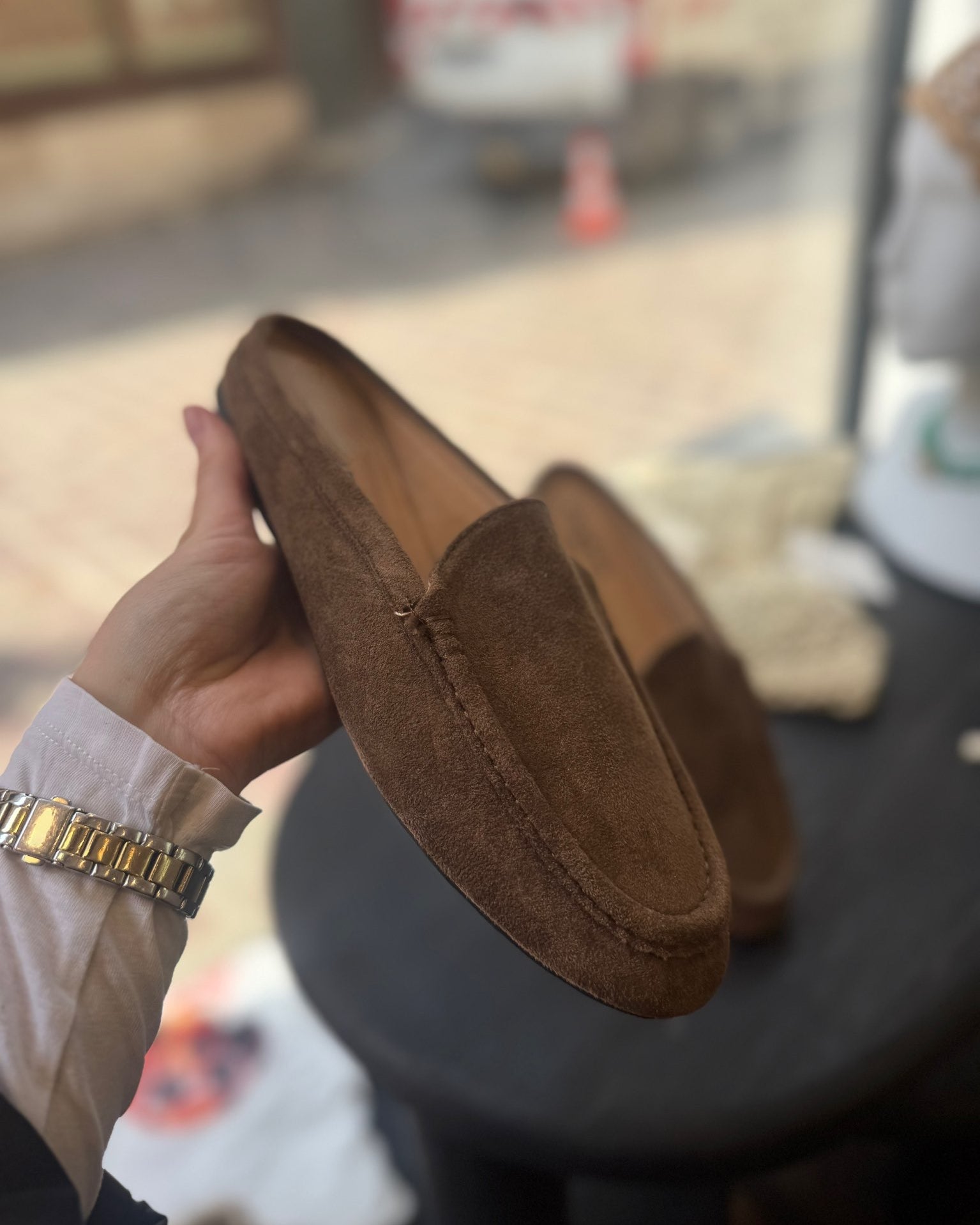 Mules chocolat