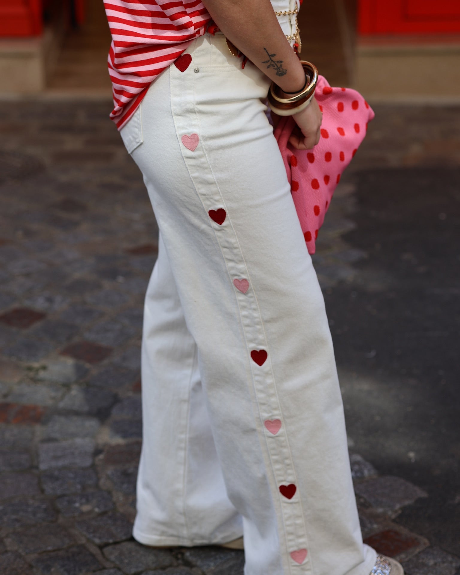 Jeans « red heart »