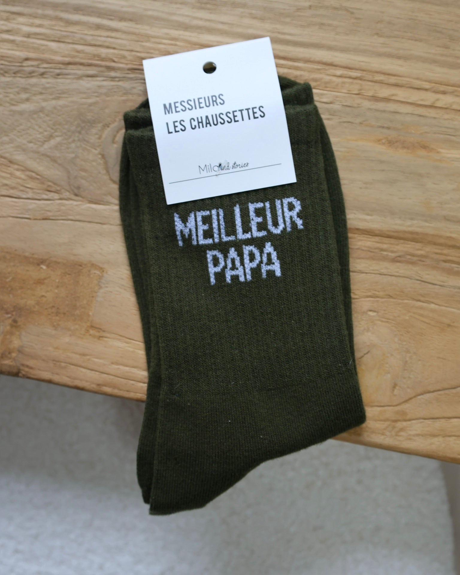 chaussettes "meilleur papa"