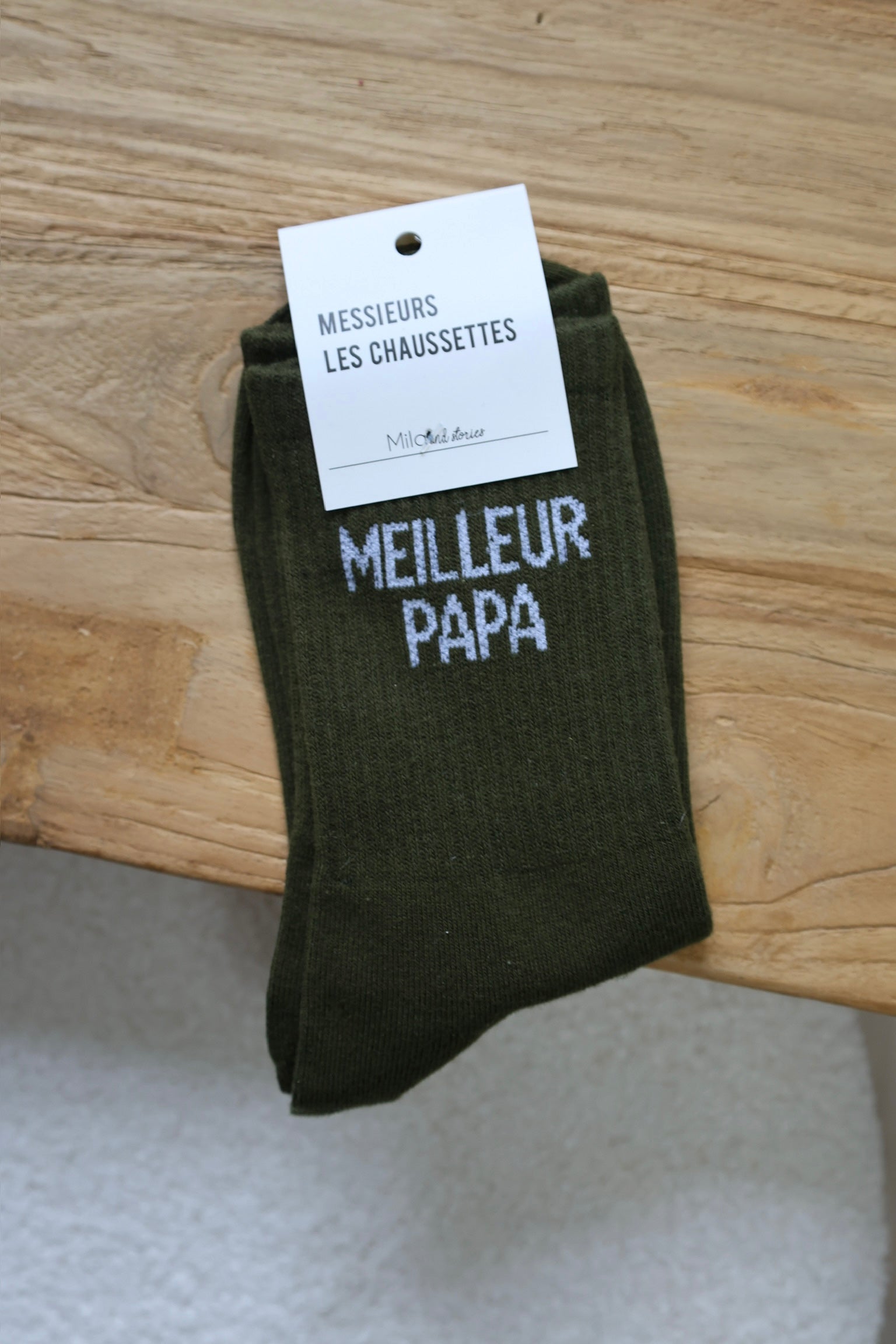 chaussettes "meilleur papa"