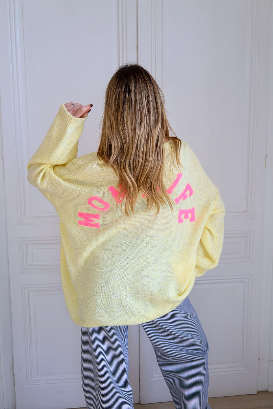 Pull "momlife" (grande taille)