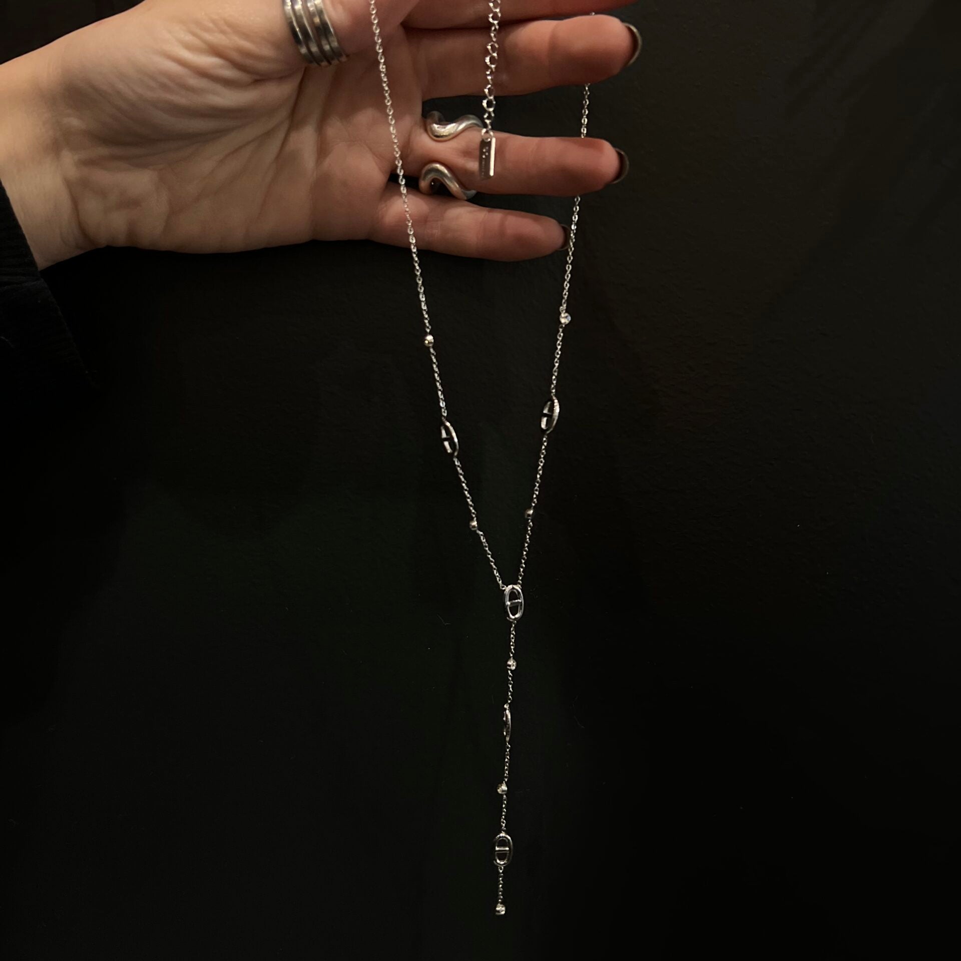 Collier "HER" fin court