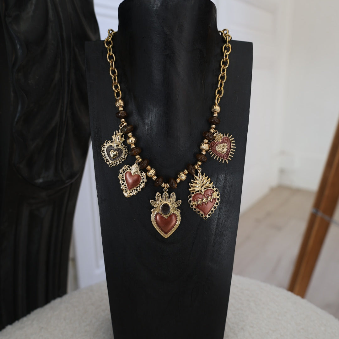 Collier « ex-voto » choco