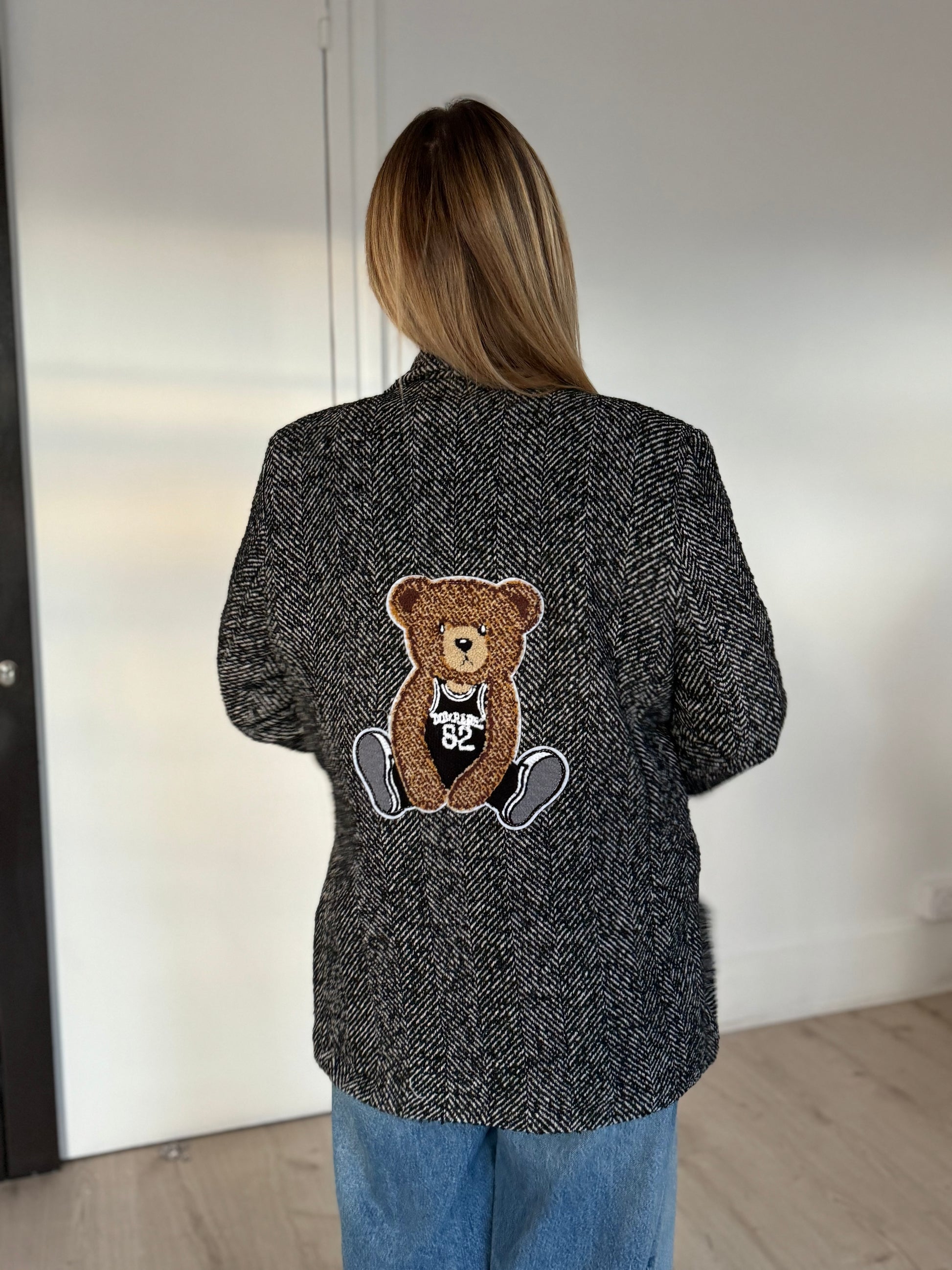 veste chevron nounours