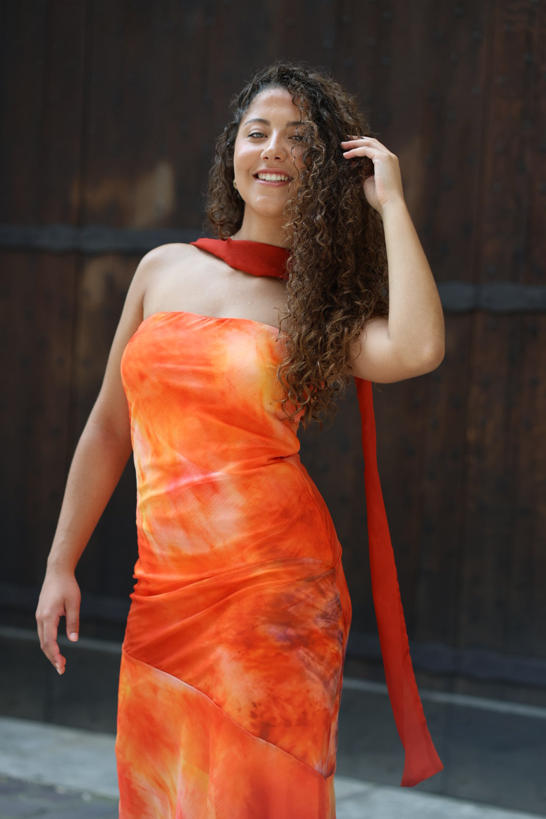 robe "nava" orange