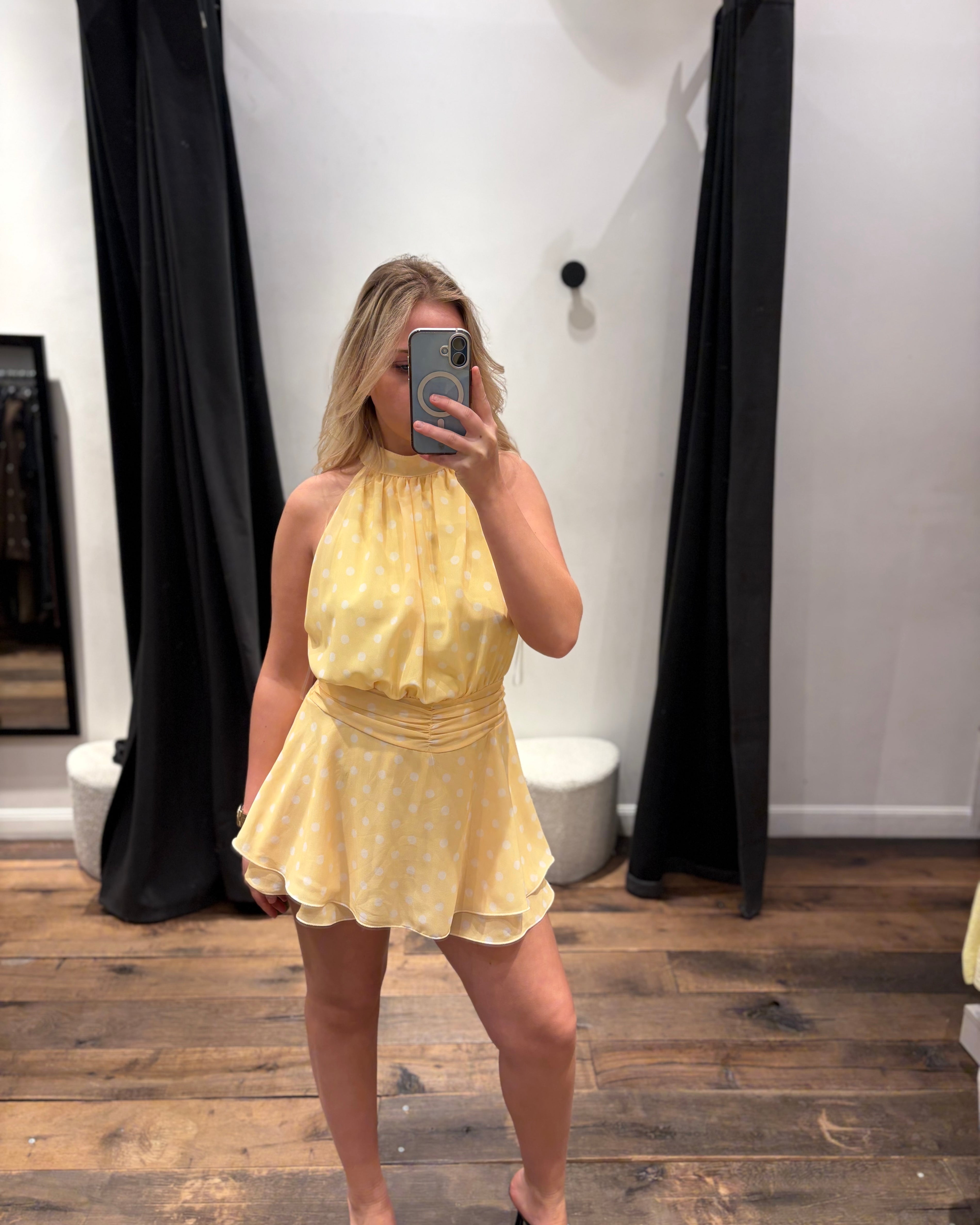 Combi/short à pois