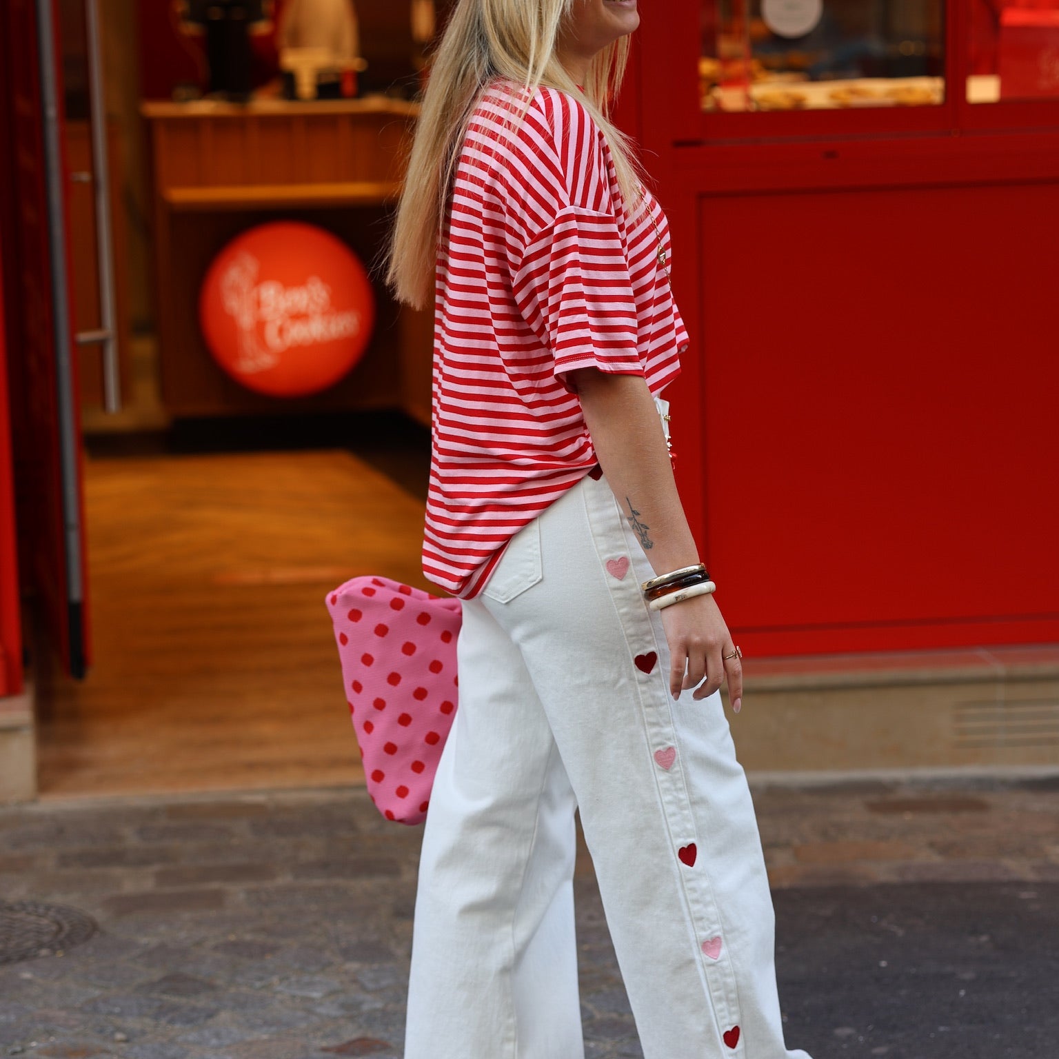 Jeans « red heart »