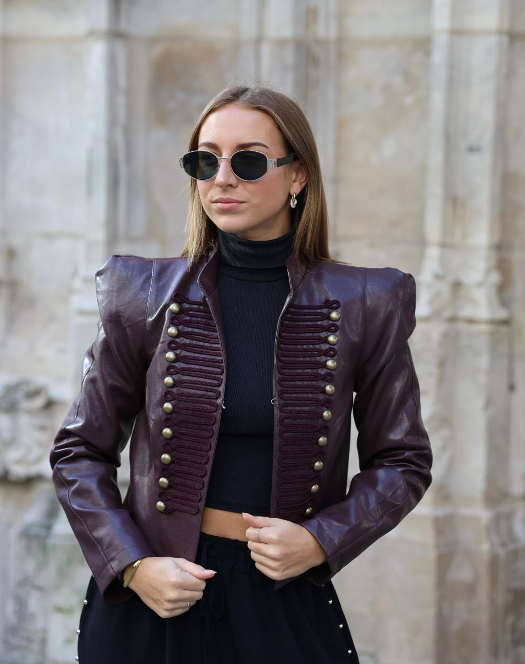 Veste en simili "Victorienne"