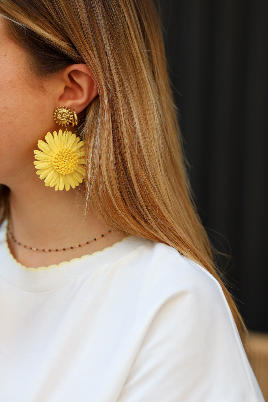 boucles d'oreille fleur