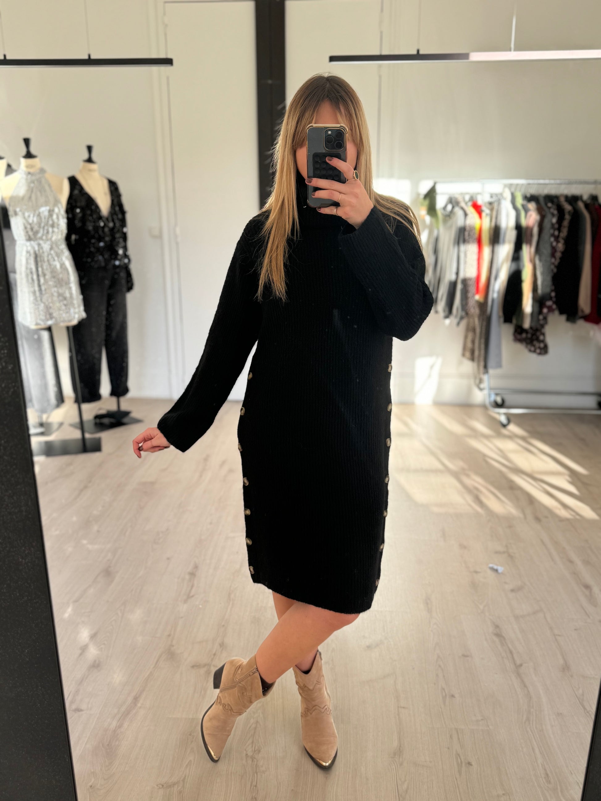 Robe pull courte