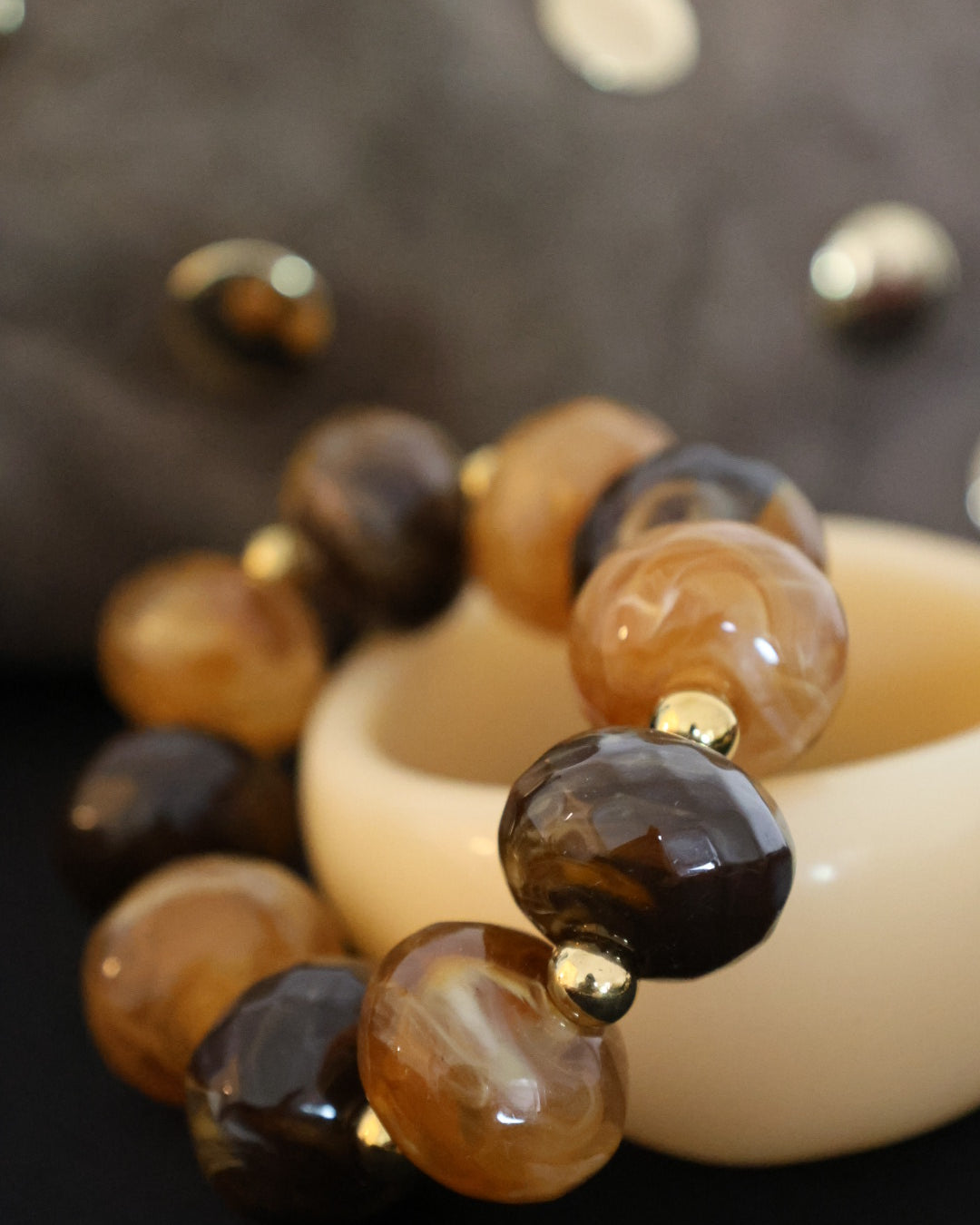 Bracelet de perles élastique