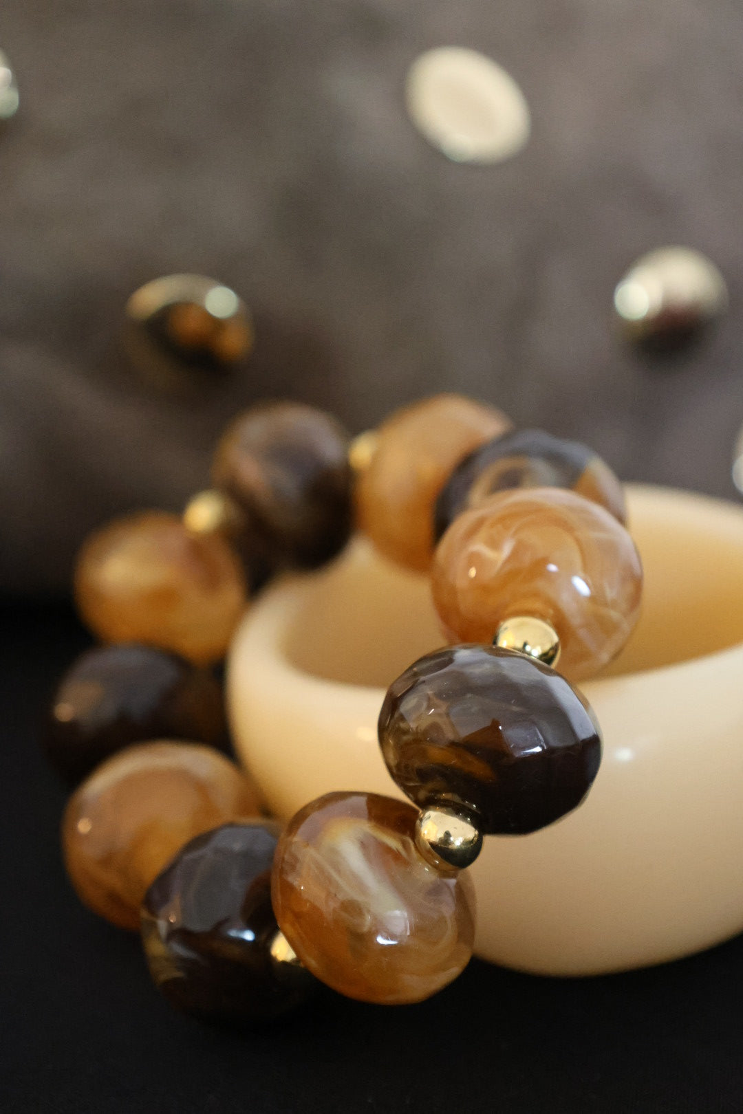 Bracelet de perles élastique