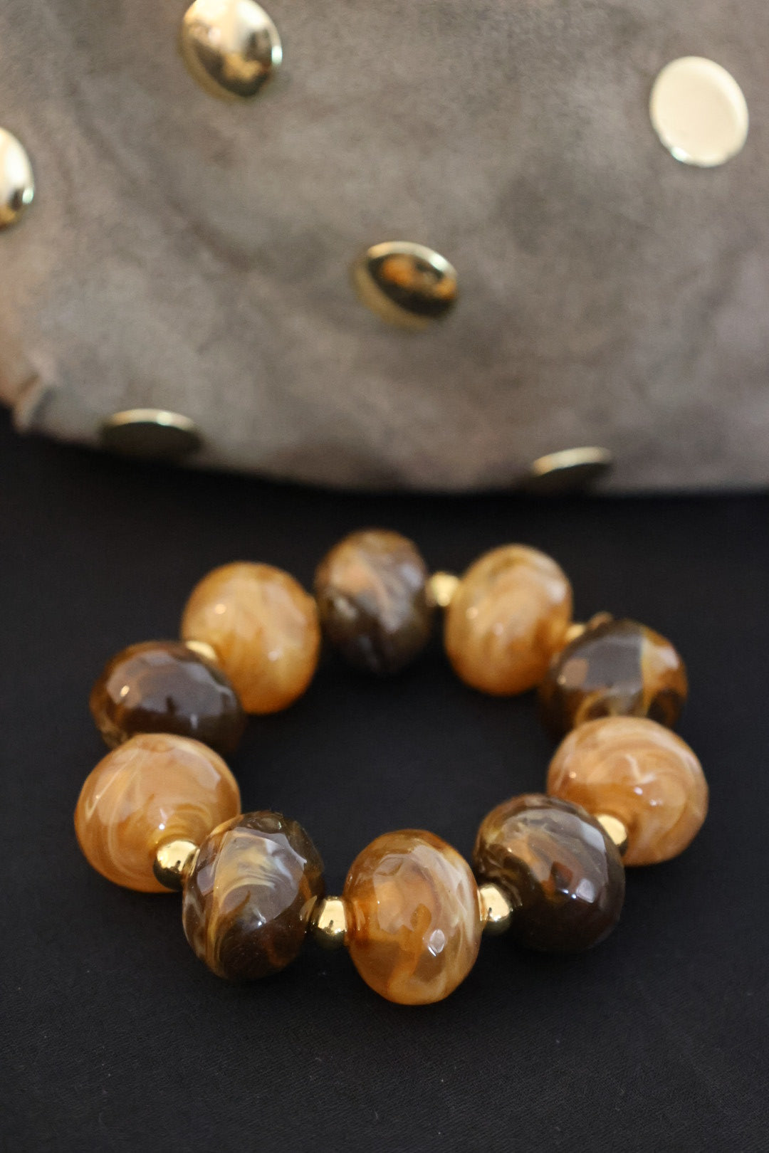 Bracelet de perles élastique