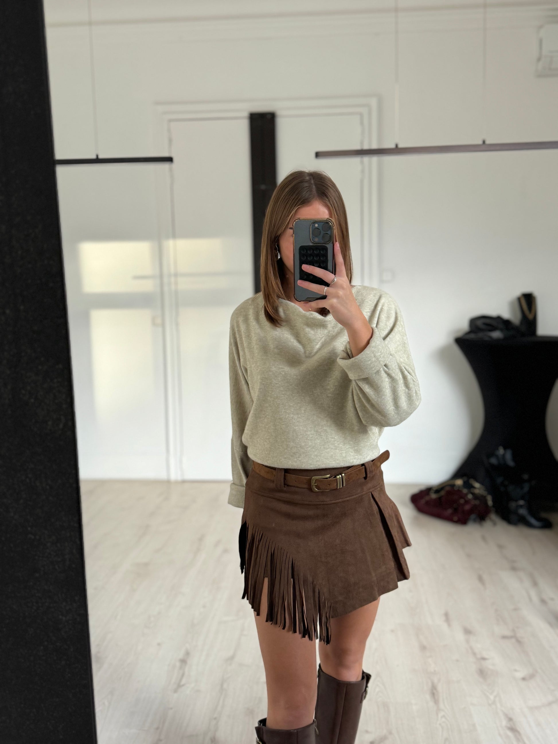 Jupe/short à franges