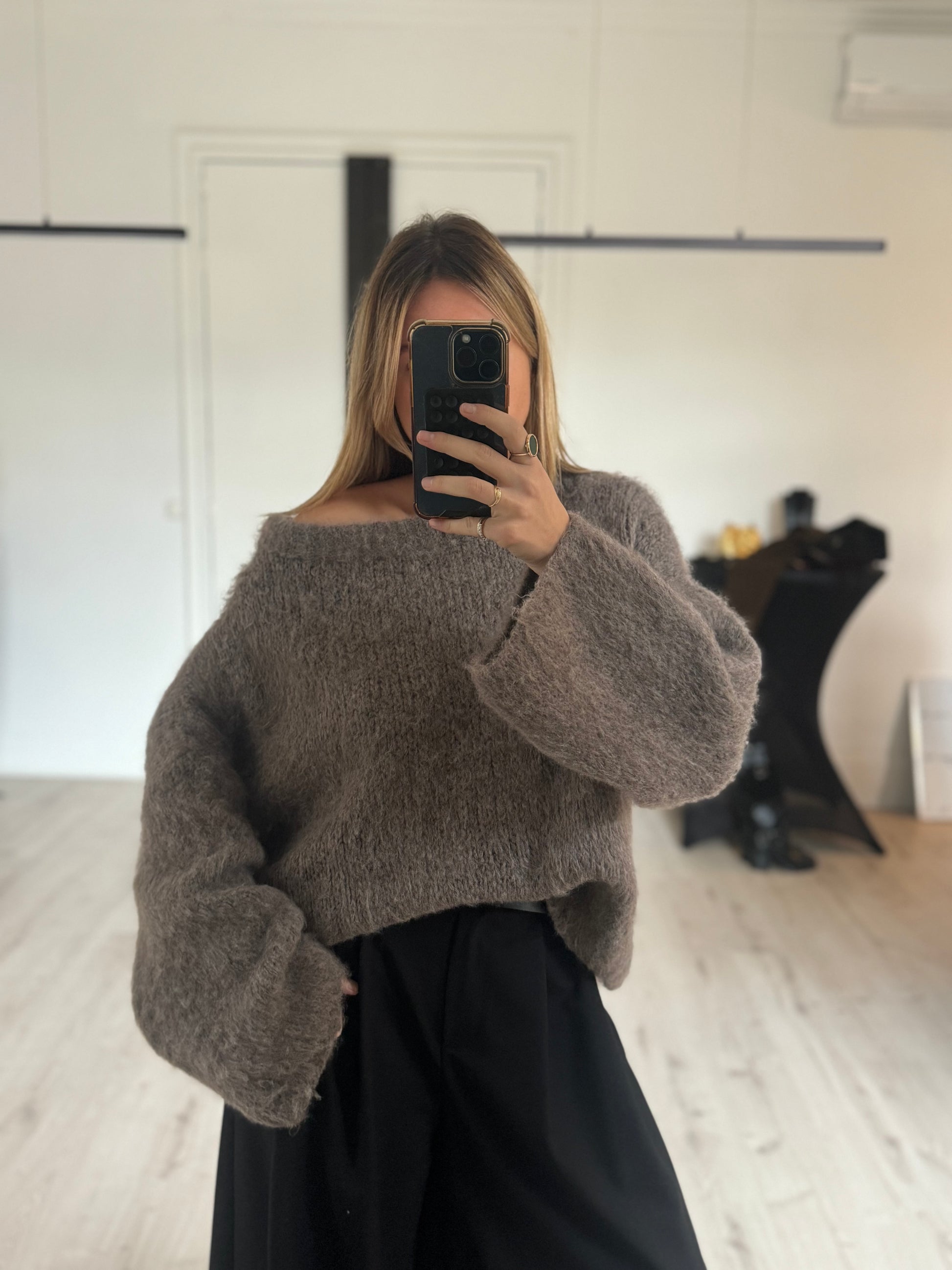 Pull asymétrique "Cocoon"