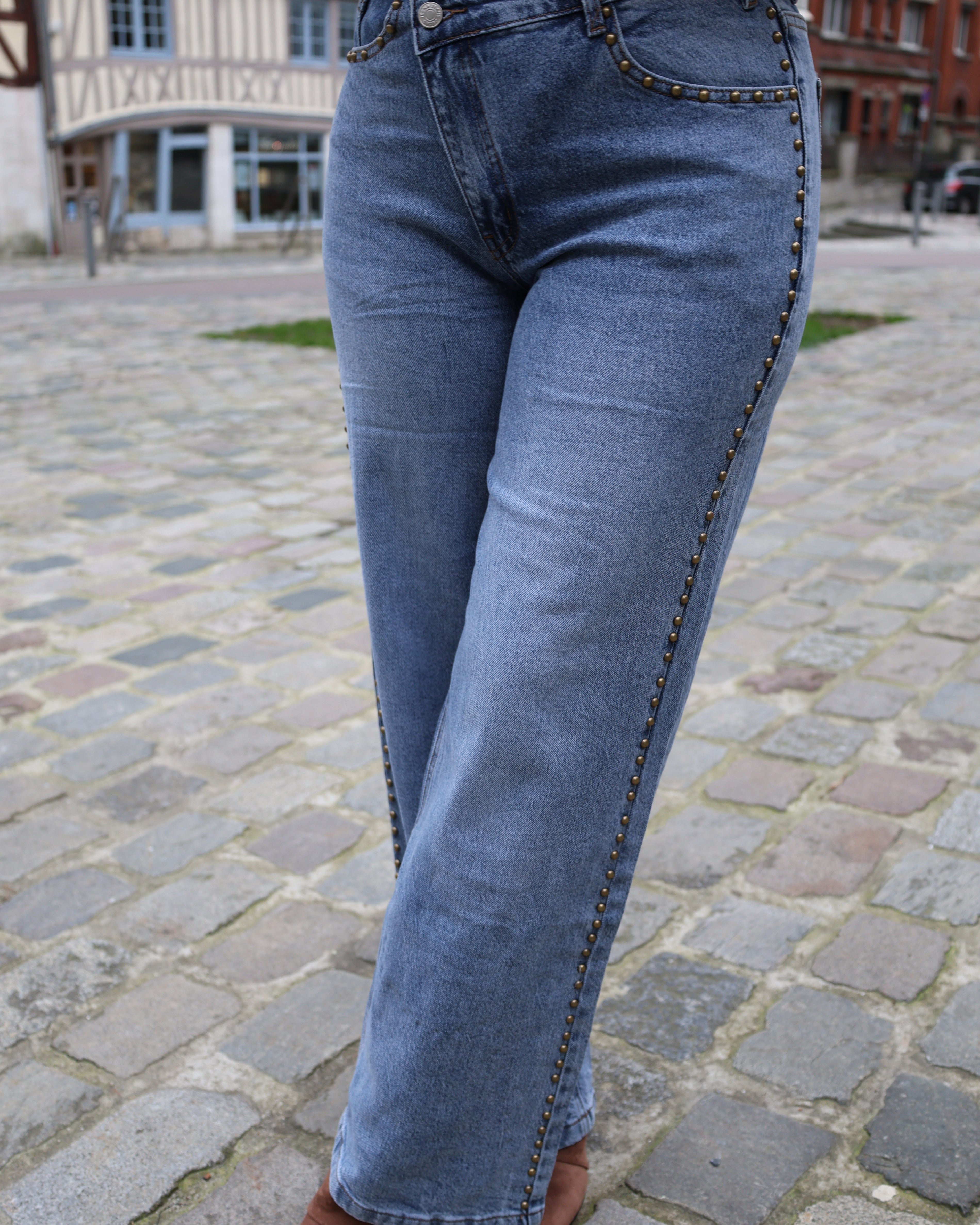 Jeans asymétrique