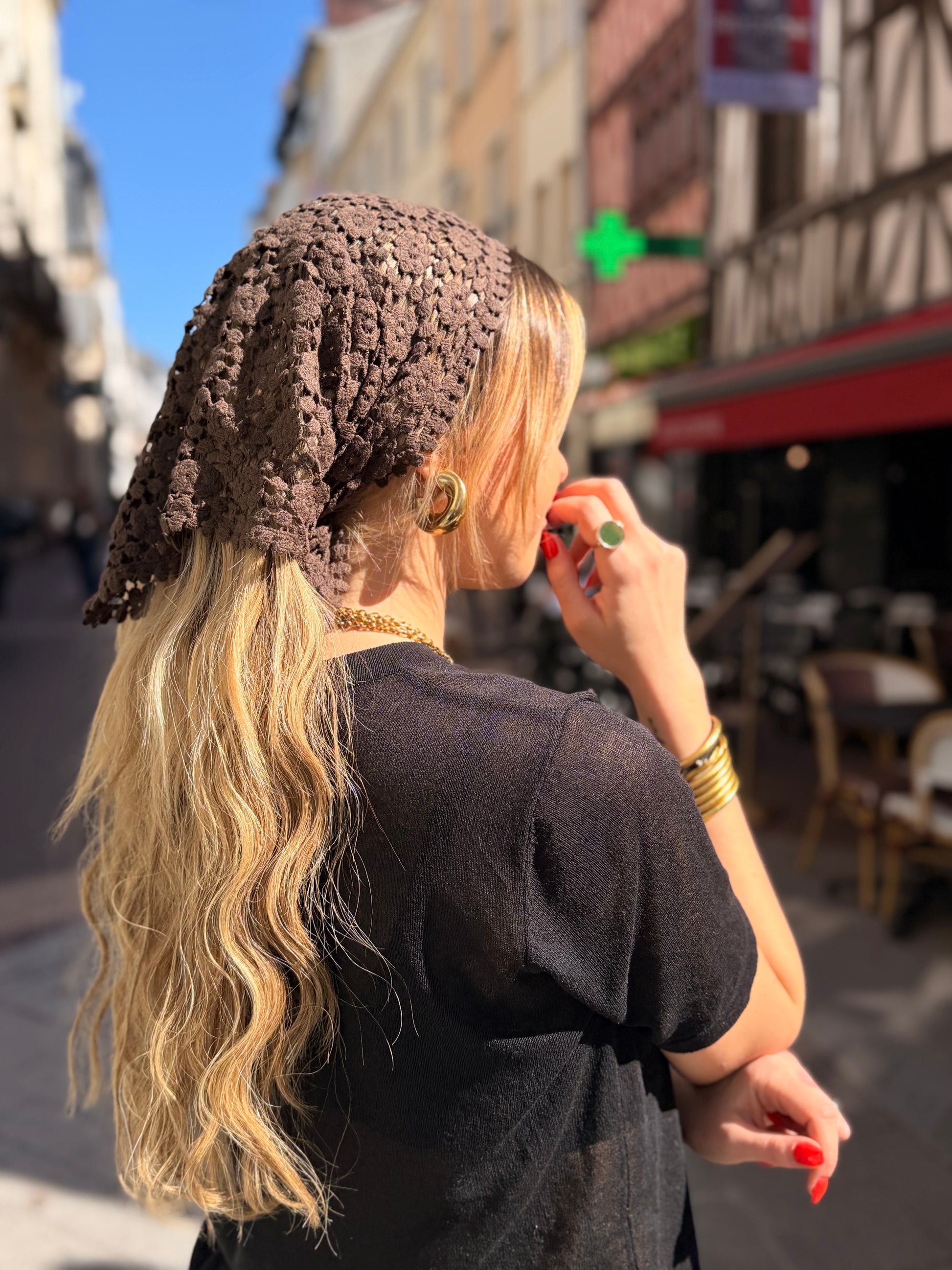 Foulard en crochet