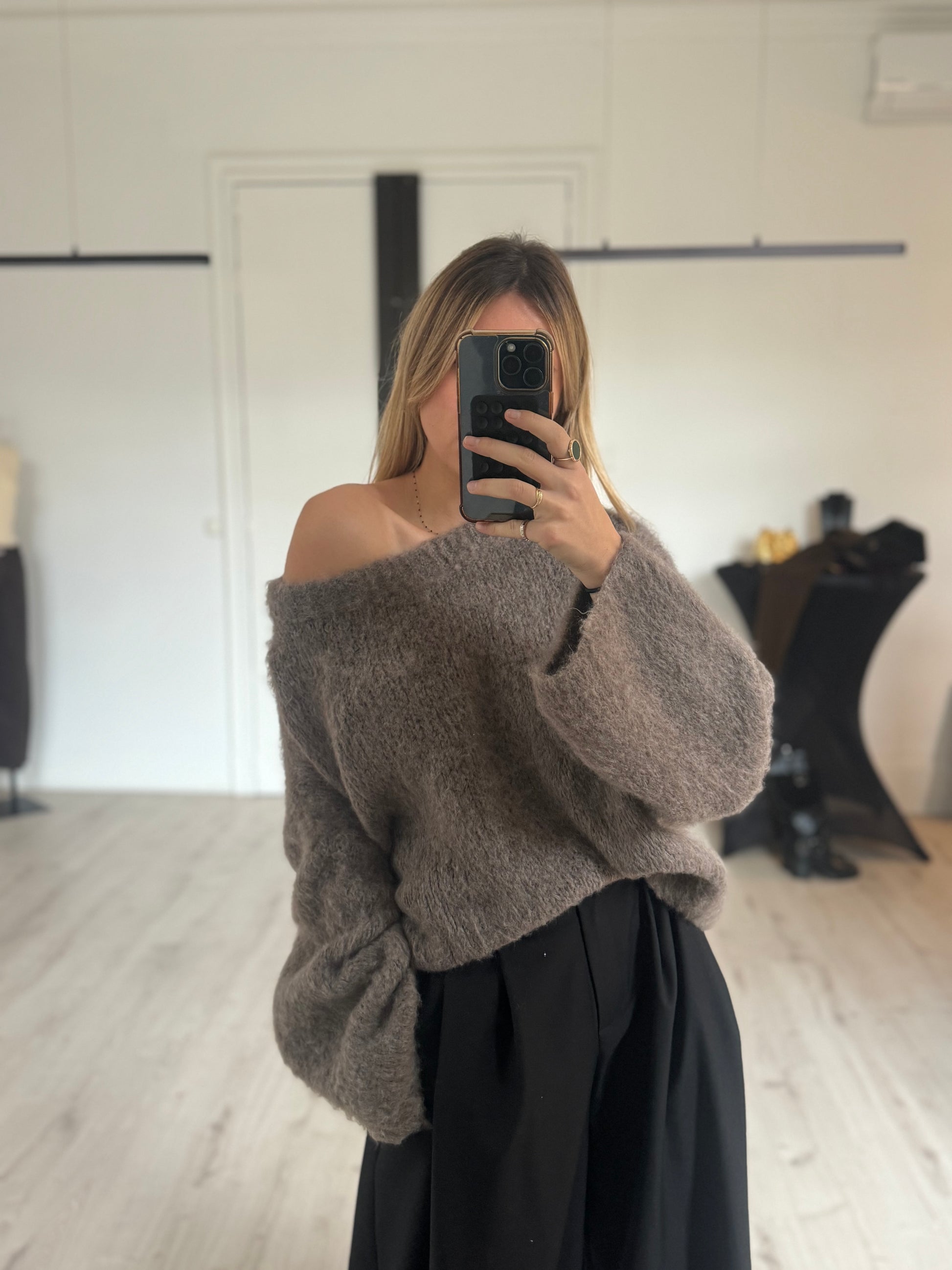 Pull asymétrique "Cocoon"