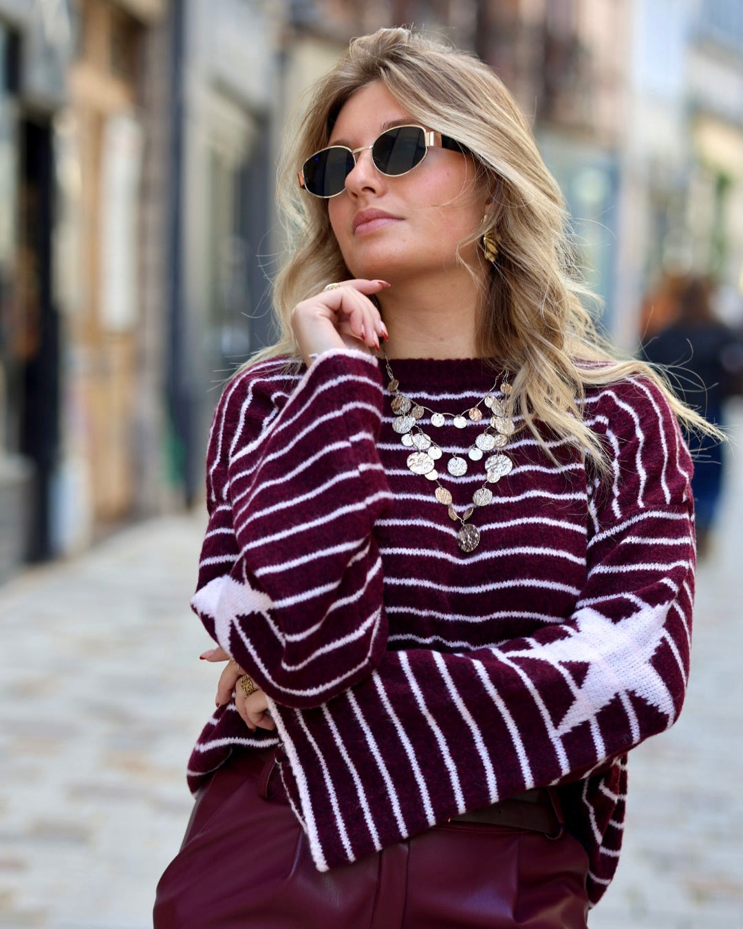 Pull à rayure "BONNIE"