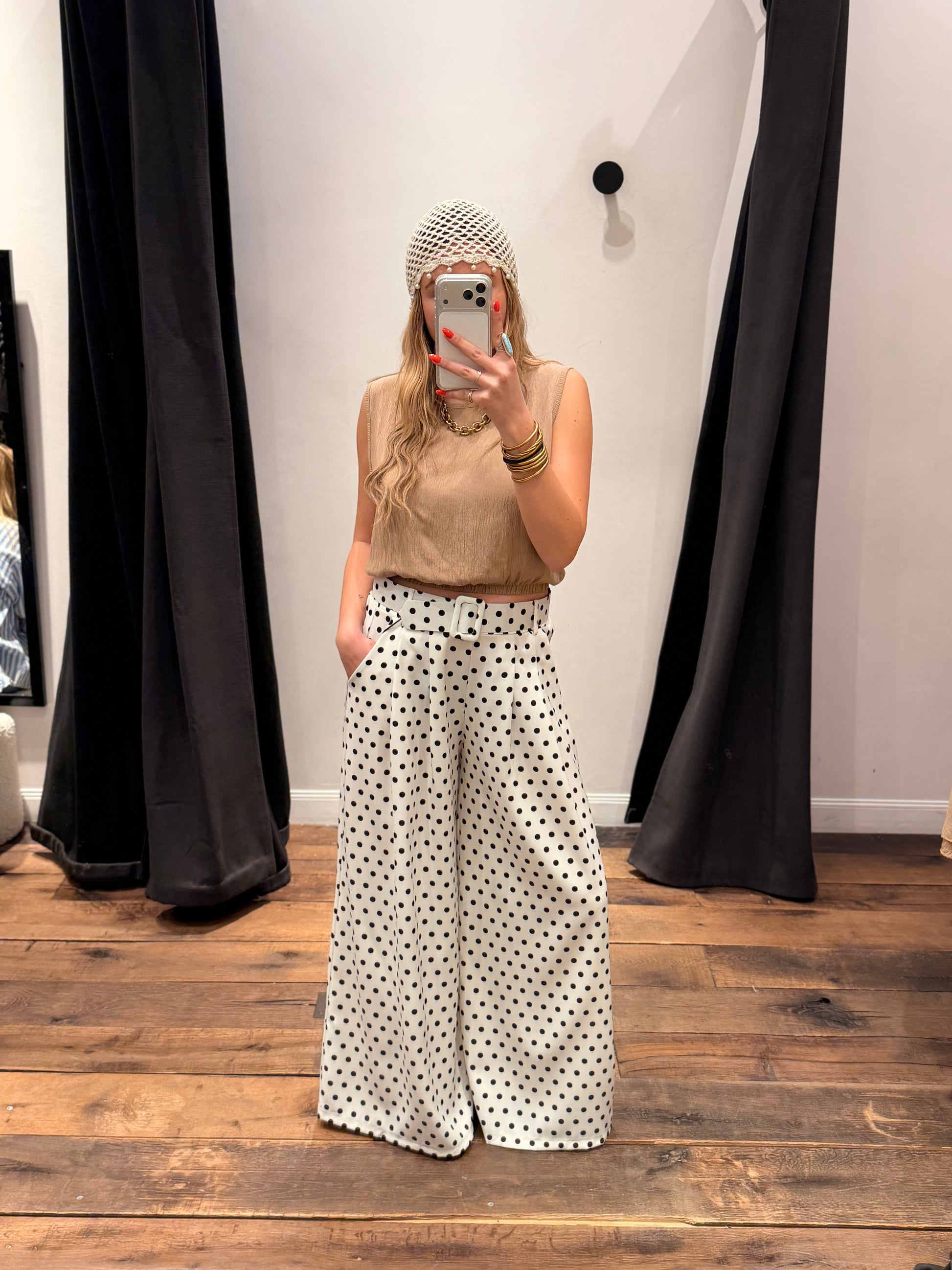 Pantalon de tailleur « PACO » à pois