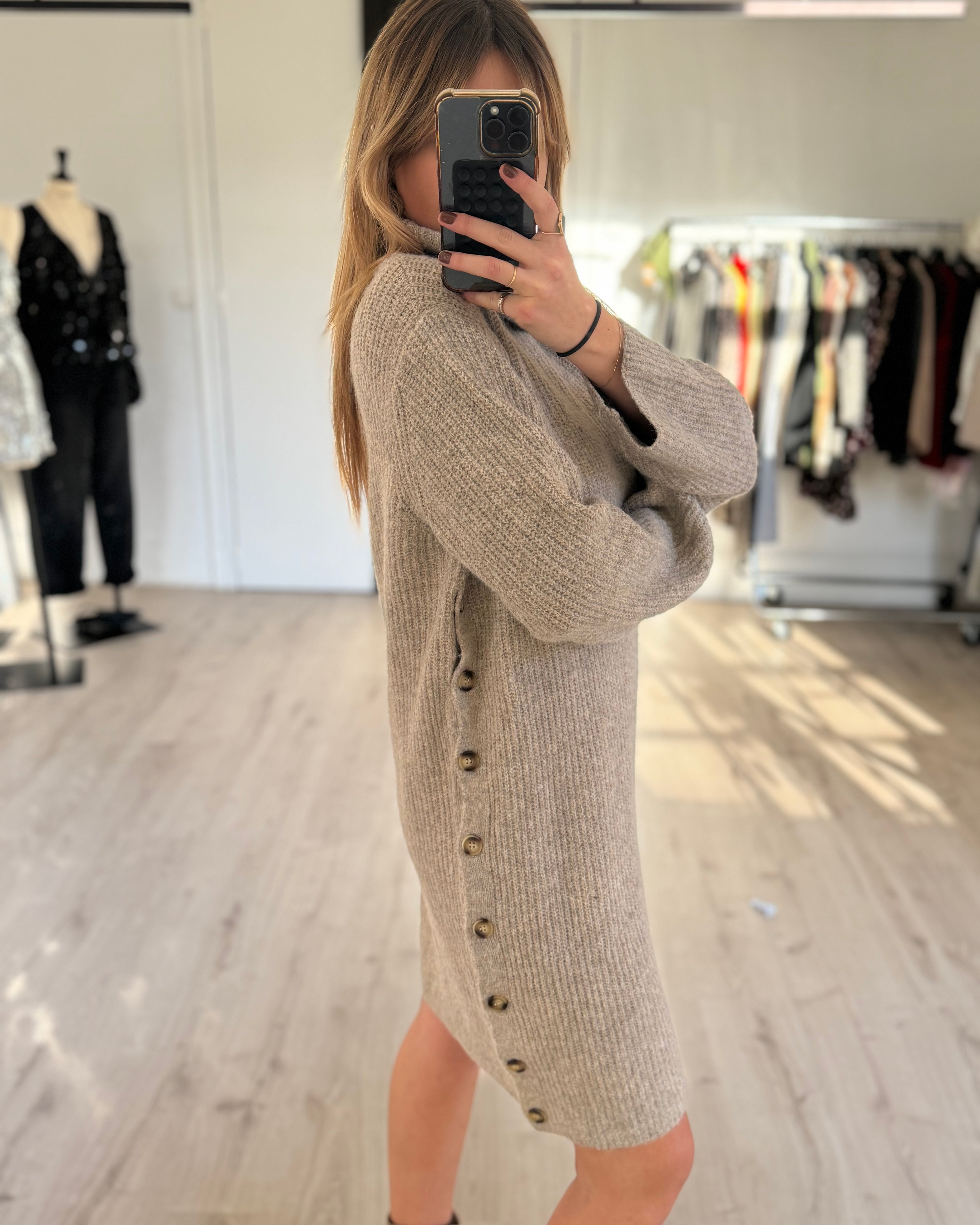 Robe pull courte