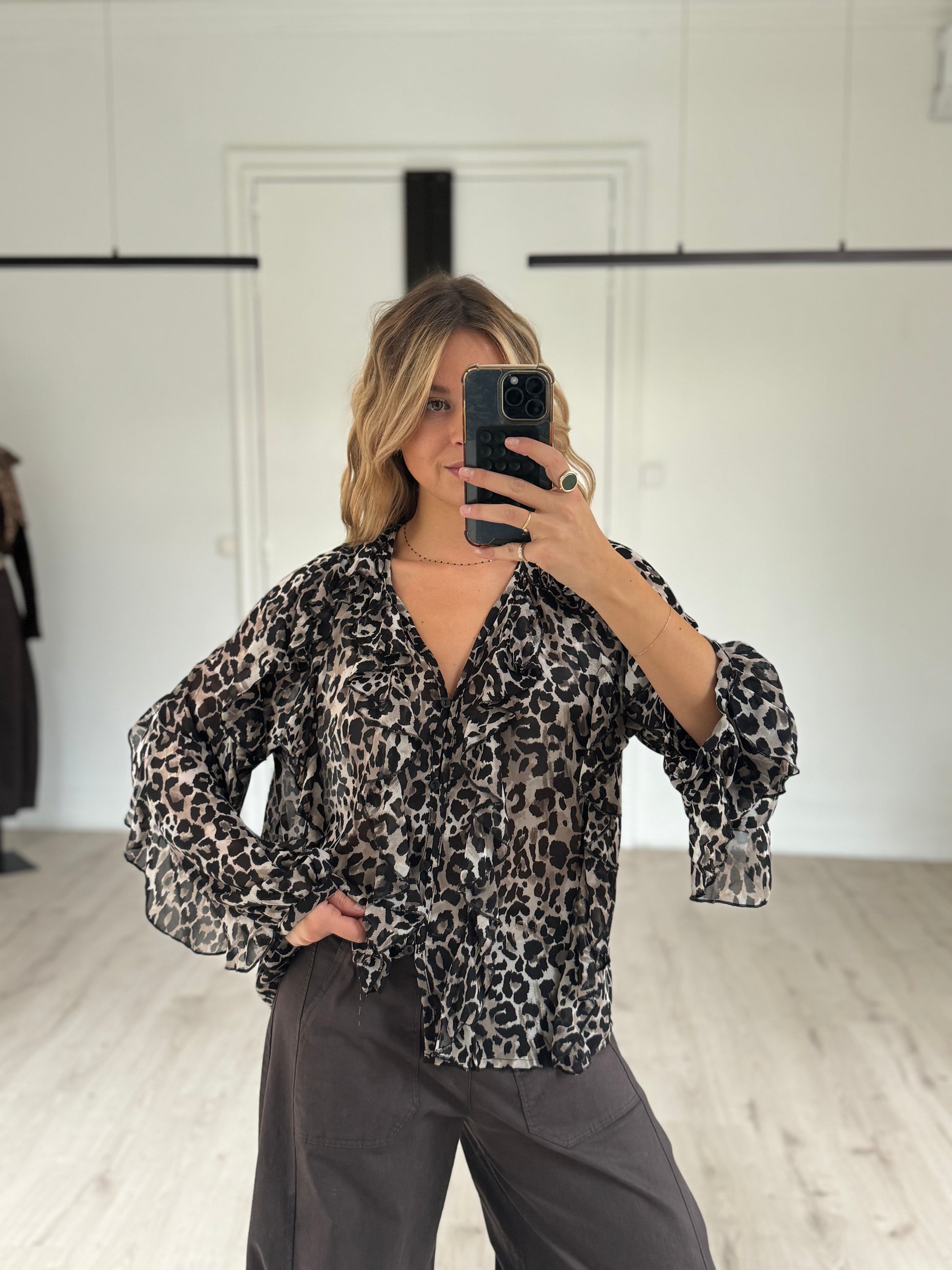 blouse "anna" léopard