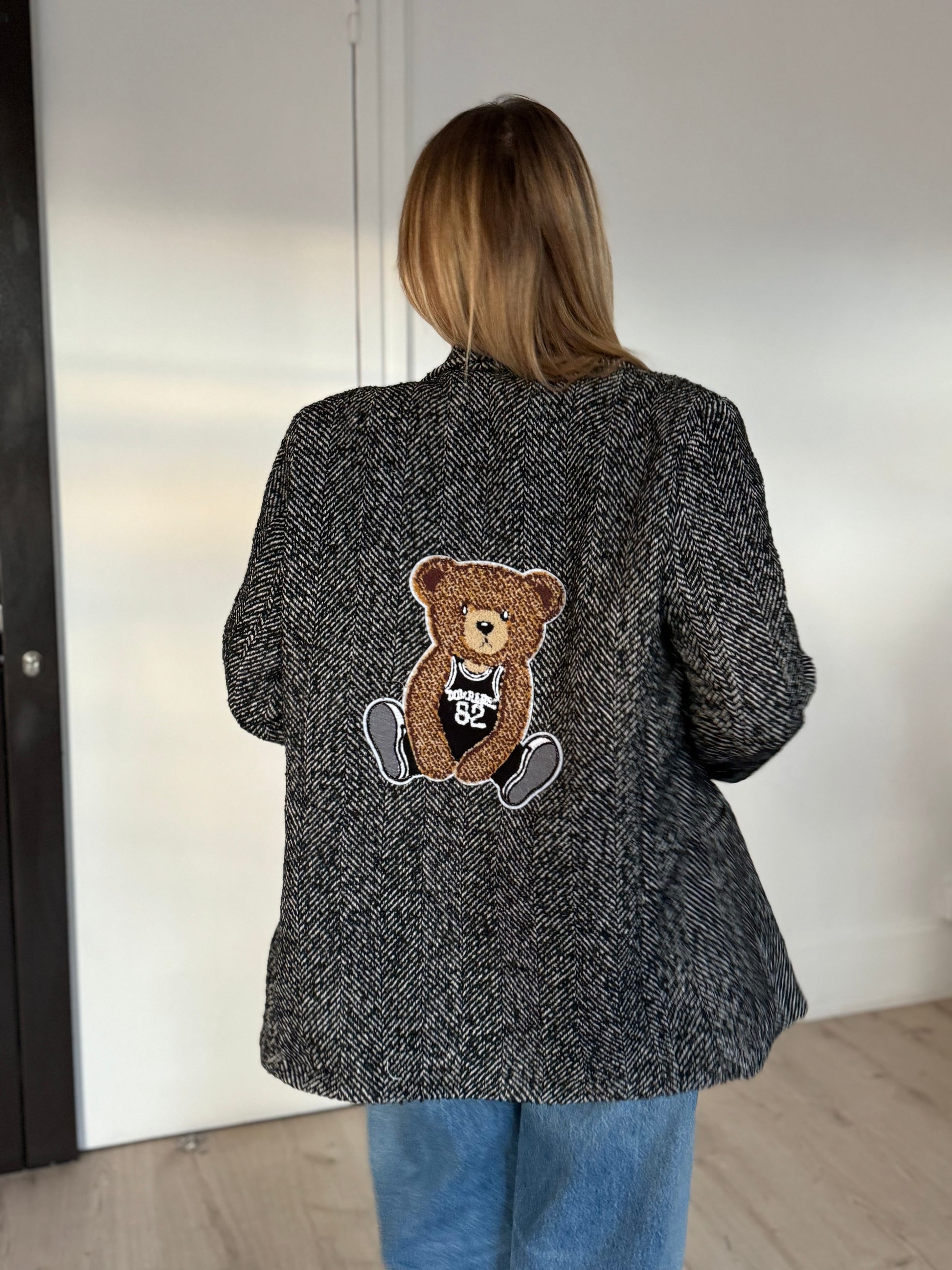 veste chevron nounours
