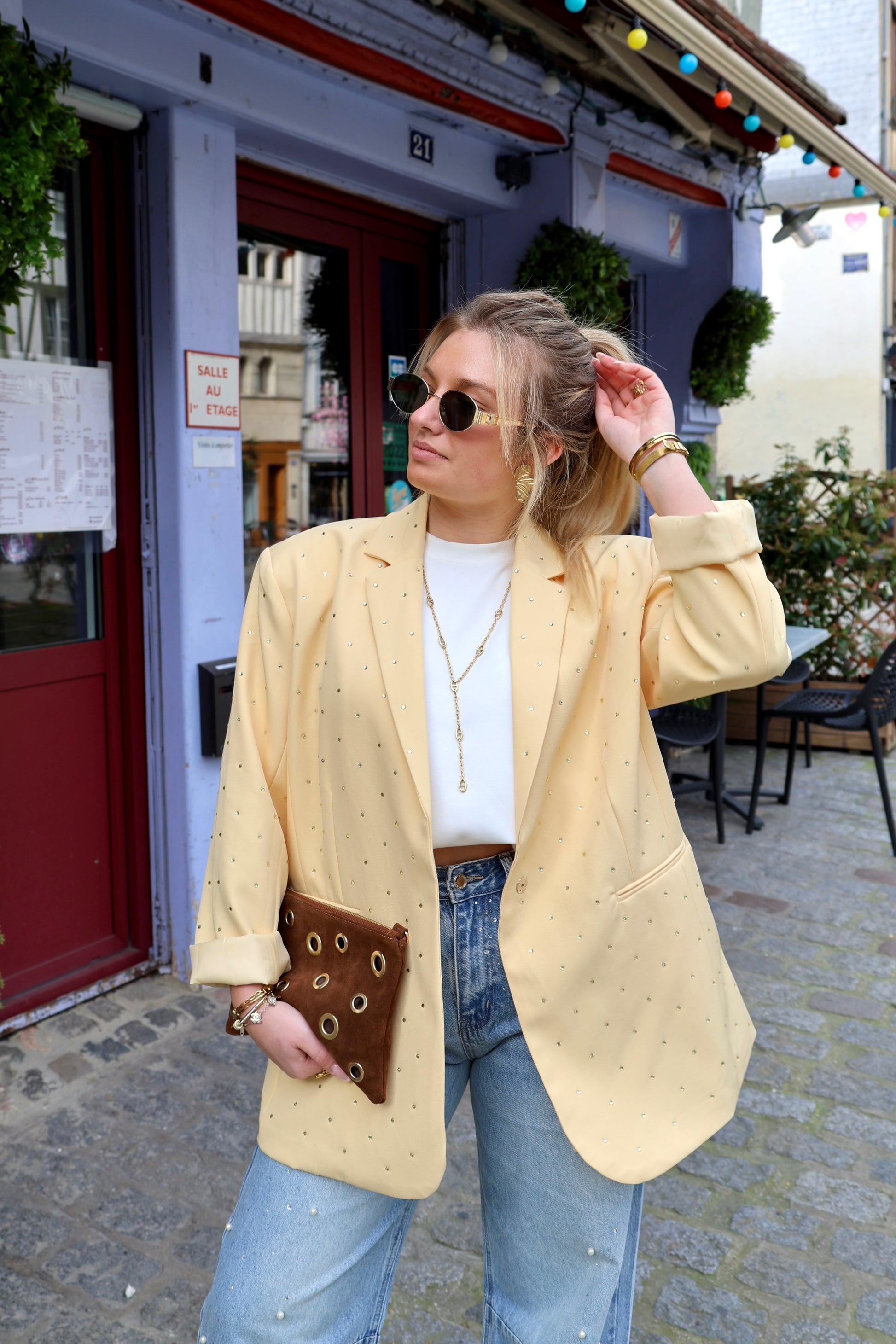 Veste à strass