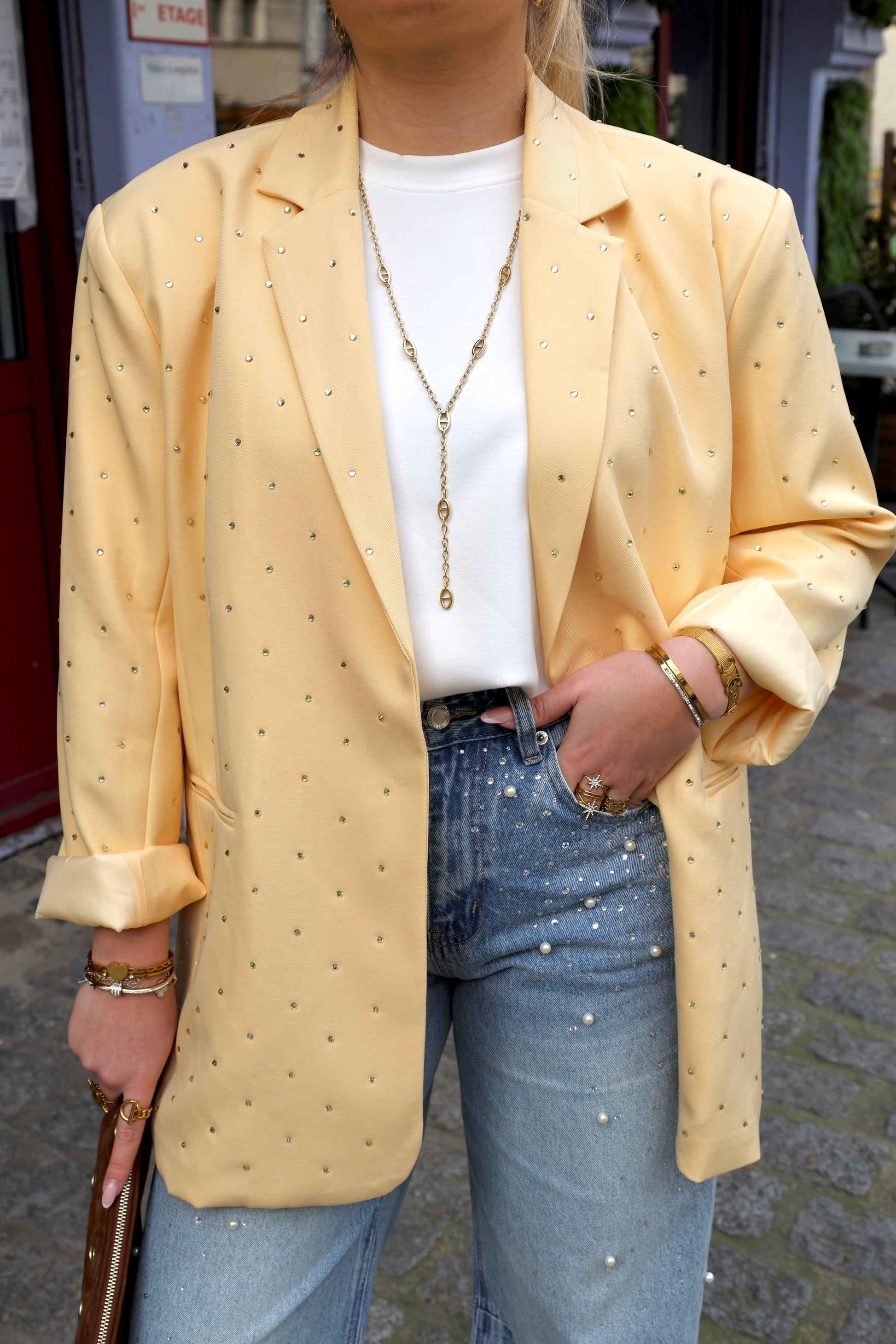 Veste à strass